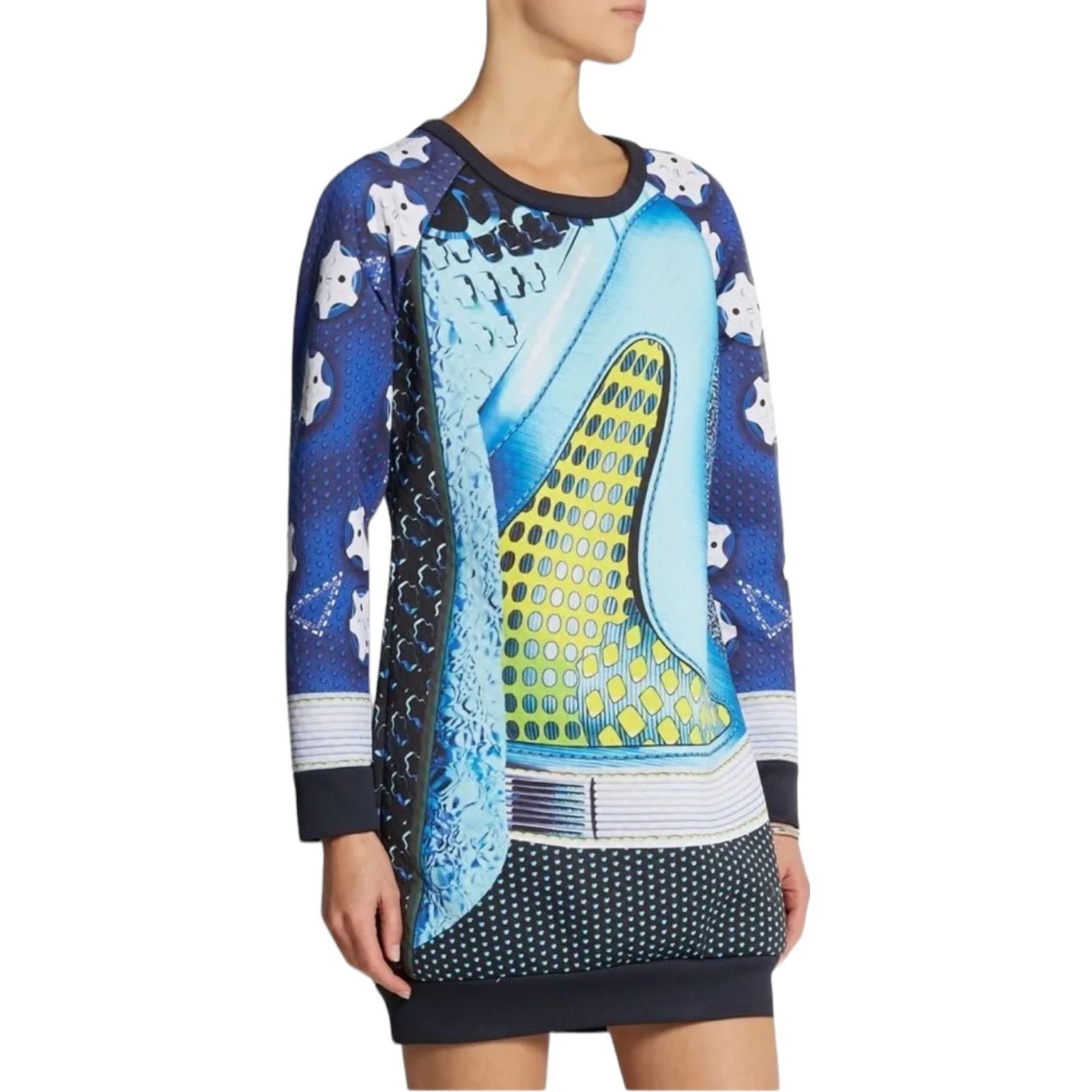 Adidas x Mary Katrantzou Sweater Dress Size Small Long Sleev