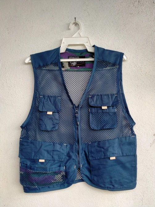 image of Tracey Vest Lonely Wolf Tactical Multipocket Vest in Blue, Men's (Size Medium)