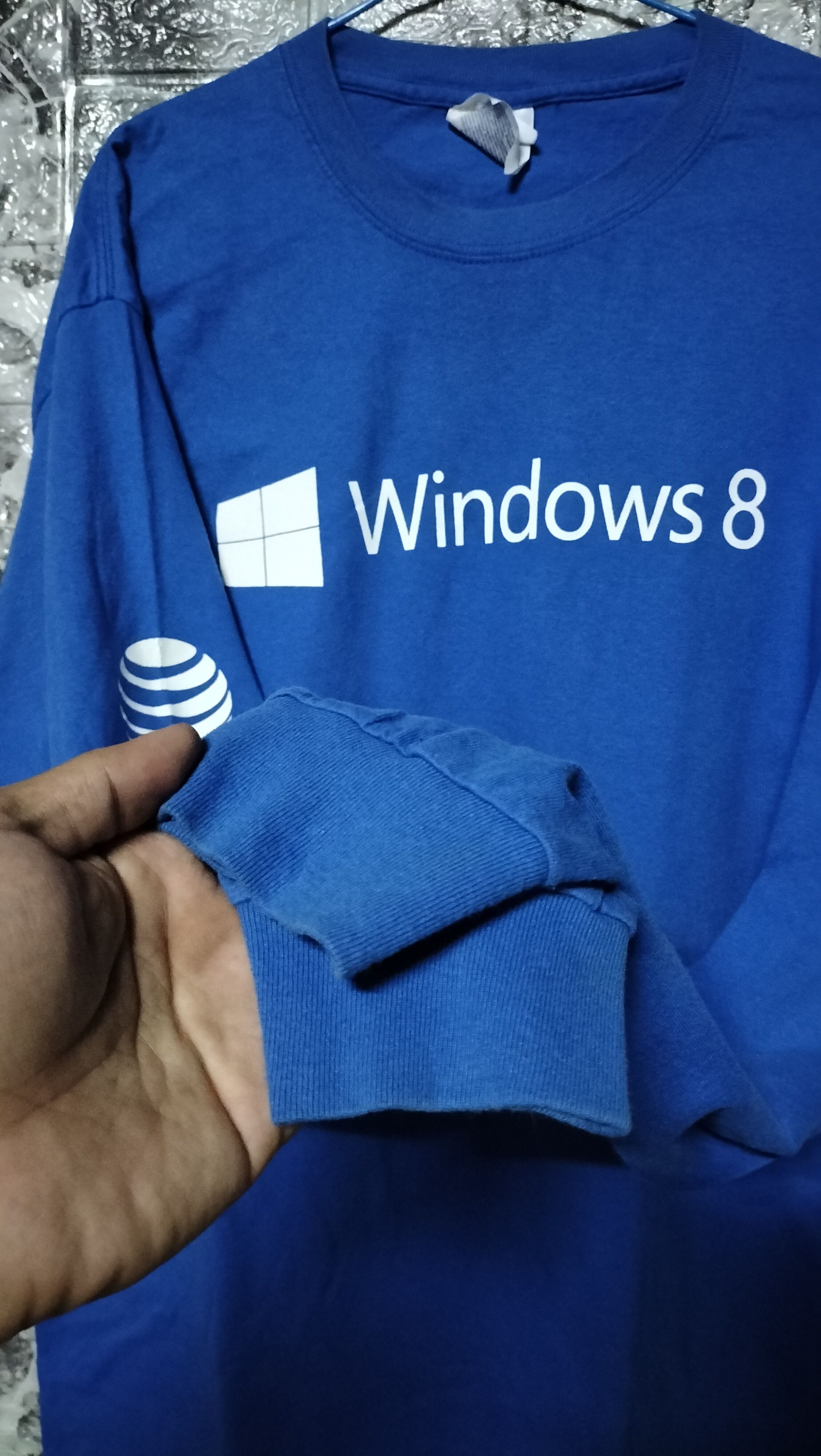 Other Vintage window 8 big logo fashion street longsleeve Size US XL / EU 56 / 4 - 3 Thumbnail