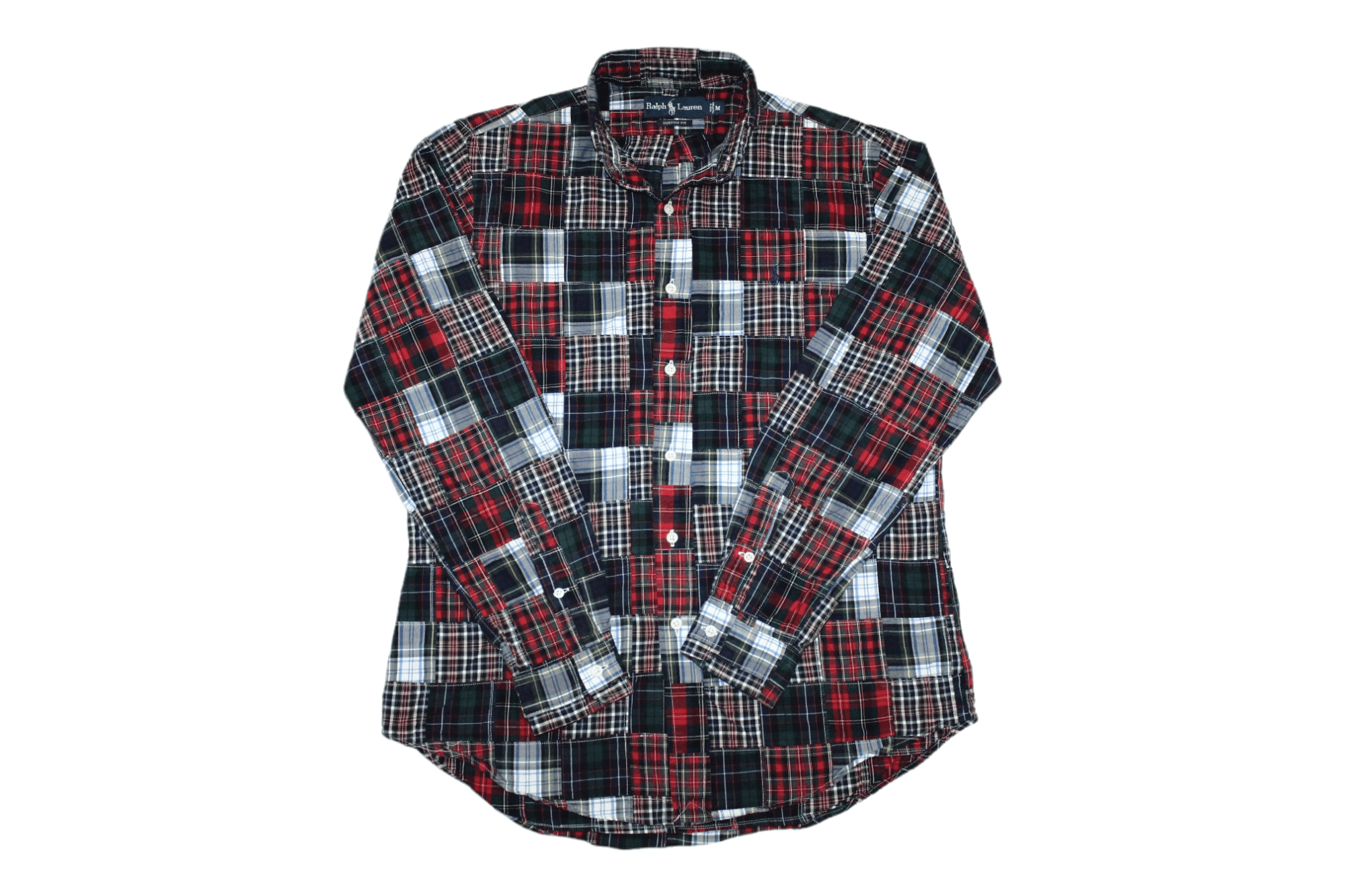 Polo Ralph Lauren VTG Ralph Lauren Tartan Madras Patchwork Casual Shirt Size US M / EU 48-50 / 2 - 1 Thumbnail