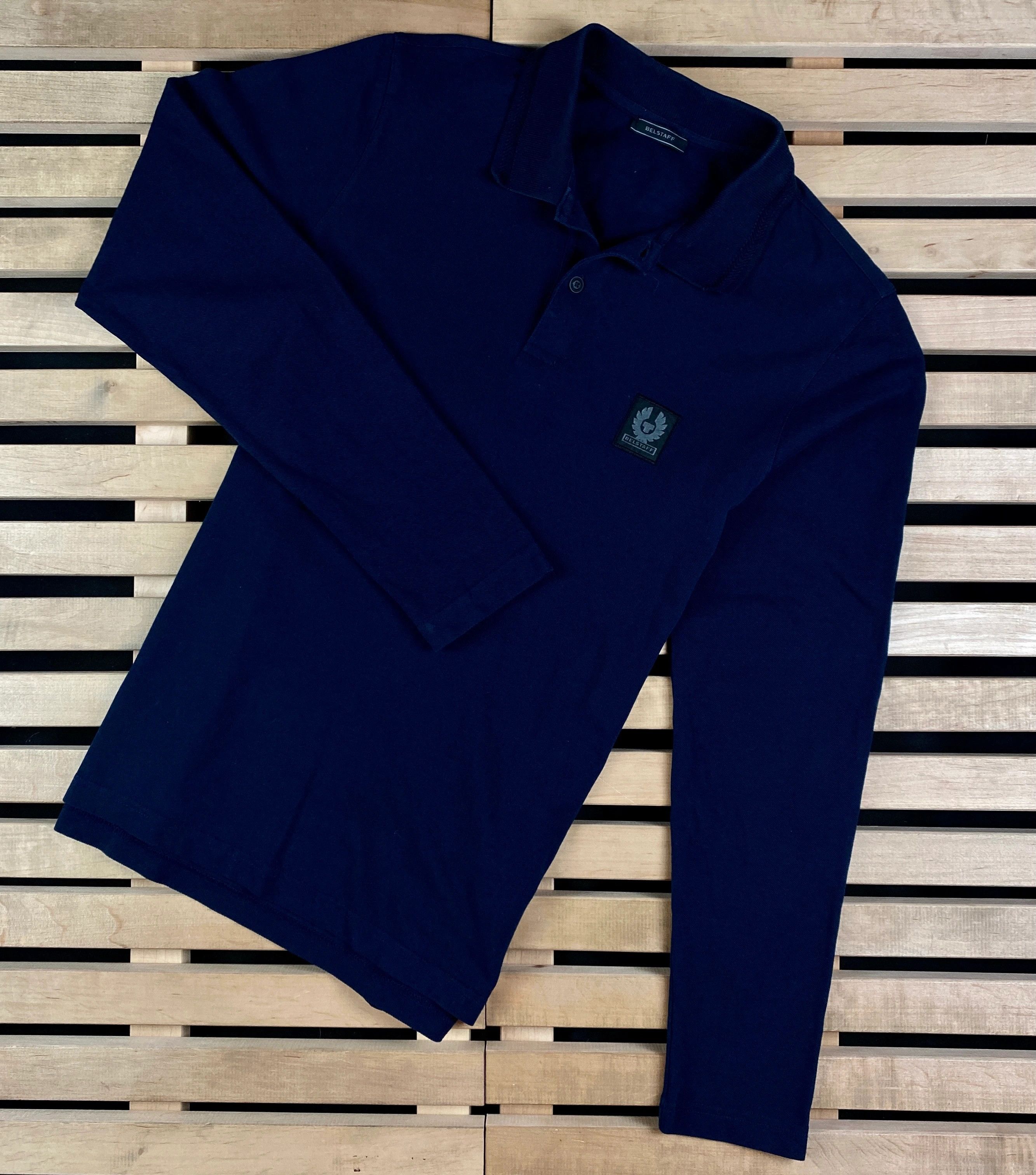 Belstaff Mens Polo Long Sleeve Belstaff Size S Size US S / EU 44-46 / 1 - 1 Thumbnail