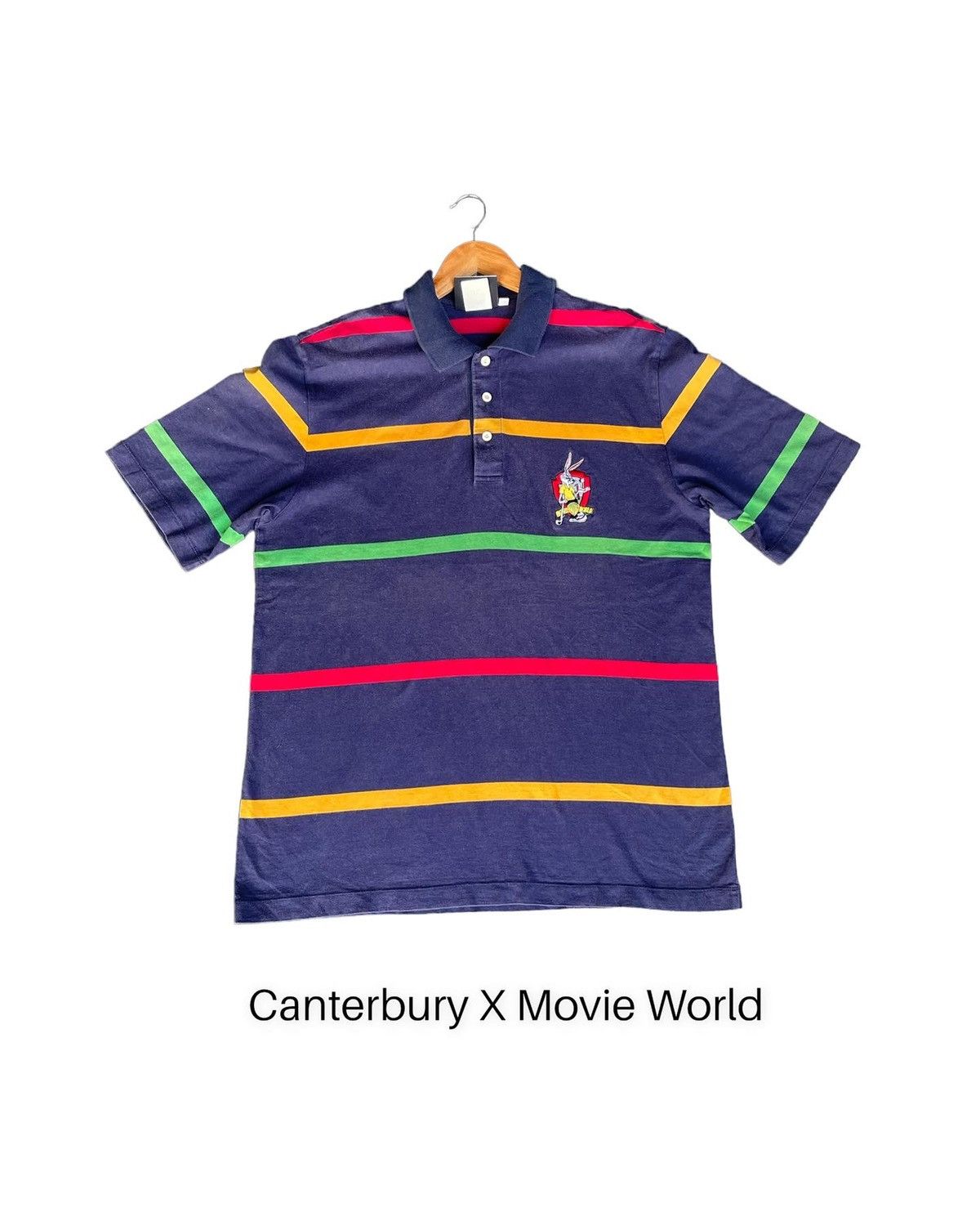 Canterbury of New Zealand Rare & Vintage Canterbury x Movie World Size US L / EU 52-54 / 3 - 1 Thumbnail