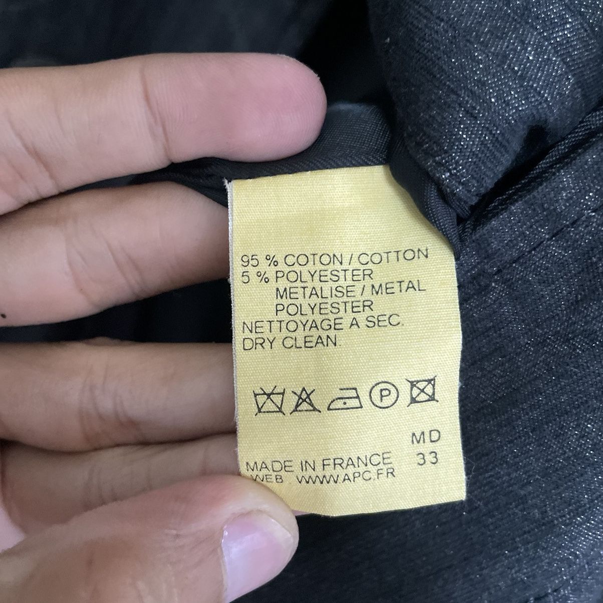 A.P.C. 💥 APC GLITTER BLACK PARKA JACKET Size S / US 4 / IT 40 - 8 Thumbnail