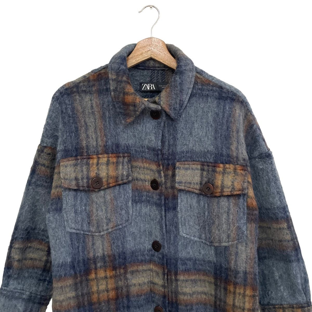 Japanese Brand × Zara 💥 ZARA MOHAIR BUTTON UP LONG WEAR Size S / US 4 / IT 40 - 4 Thumbnail