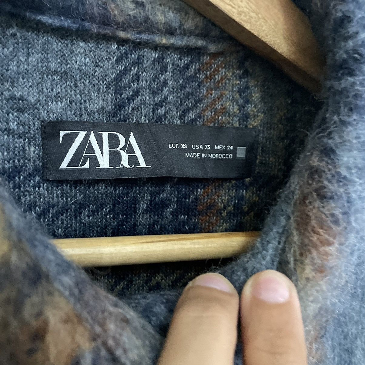 Japanese Brand × Zara 💥 ZARA MOHAIR BUTTON UP LONG WEAR Size S / US 4 / IT 40 - 7 Thumbnail