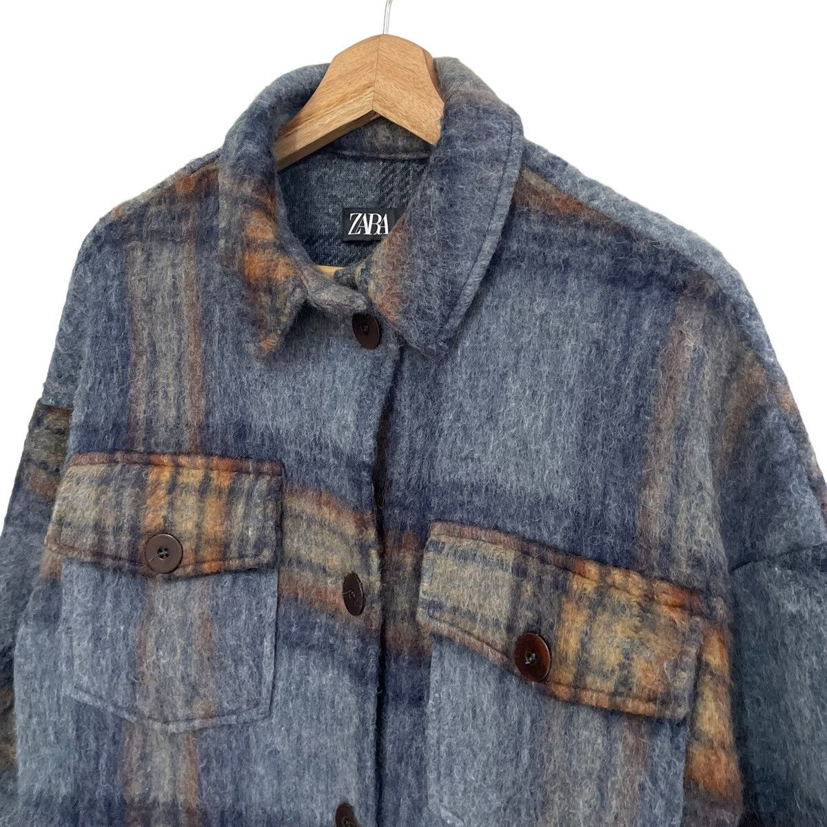 Japanese Brand × Zara 💥 ZARA MOHAIR BUTTON UP LONG WEAR Size S / US 4 / IT 40 - 5 Thumbnail