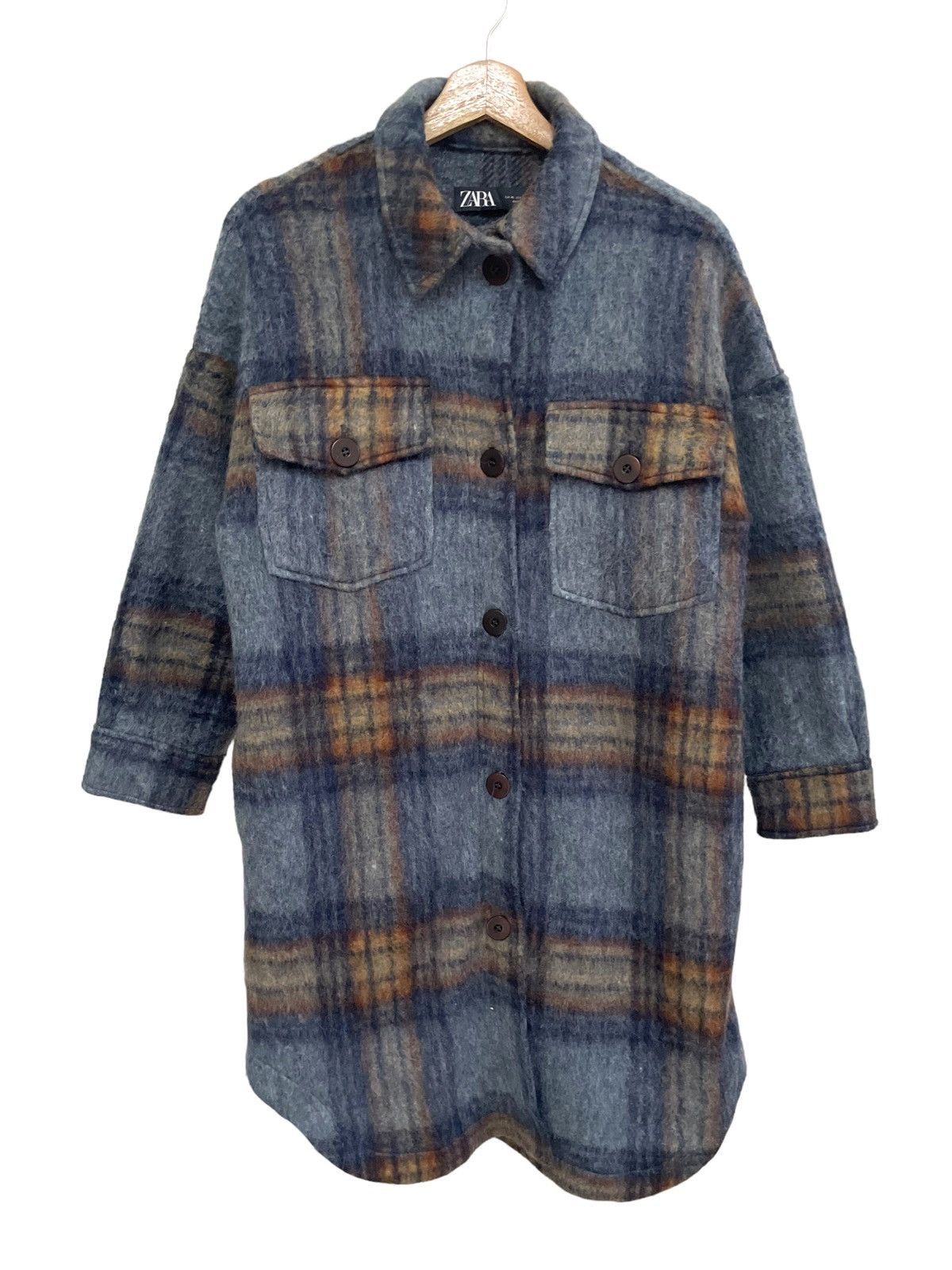 Japanese Brand × Zara 💥 ZARA MOHAIR BUTTON UP LONG WEAR Size S / US 4 / IT 40 - 1 Thumbnail
