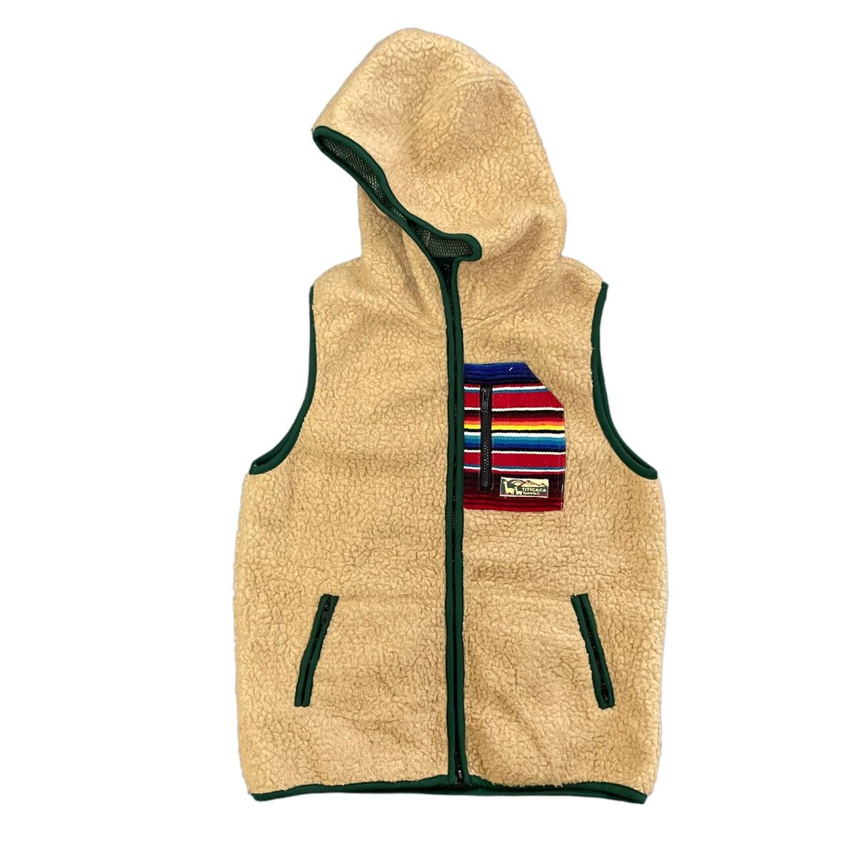 20471120 × Beauty Beast × Japanese Brand 💥 TITICACA FLEECE HOODIE SLEEVELESS NICE DESIGN Size US M / EU 48-50 / 2 - 1 Thumbnail