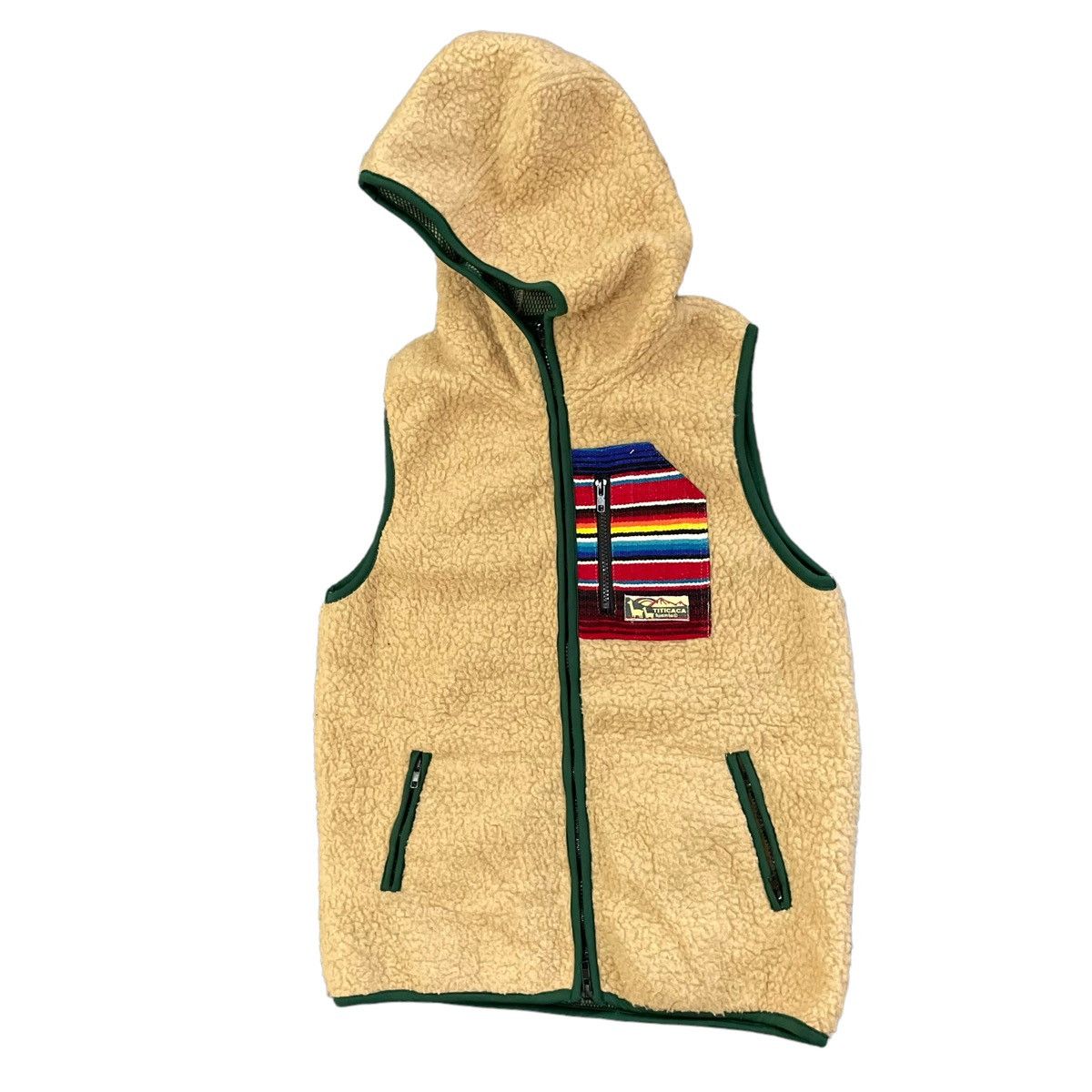 20471120 × Beauty Beast × Japanese Brand 💥 TITICACA FLEECE HOODIE SLEEVELESS NICE DESIGN Size US M / EU 48-50 / 2 - 3 Thumbnail