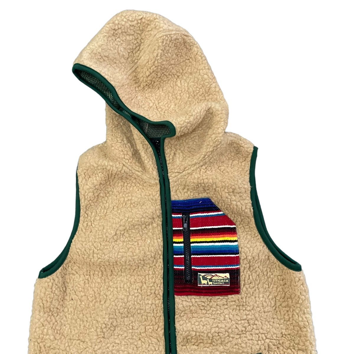 20471120 × Beauty Beast × Japanese Brand 💥 TITICACA FLEECE HOODIE SLEEVELESS NICE DESIGN Size US M / EU 48-50 / 2 - 4 Thumbnail