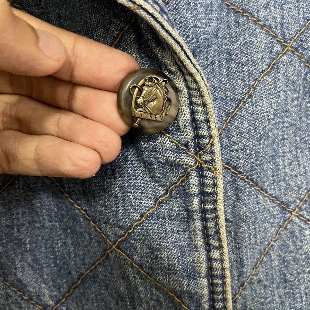 Lauren Ralph Lauren × Ralph Lauren 💥 LAUREN BY RALPH LAUREN DENIM BUTTON JACKET Size US S / EU 44-46 / 1 - 9 Thumbnail