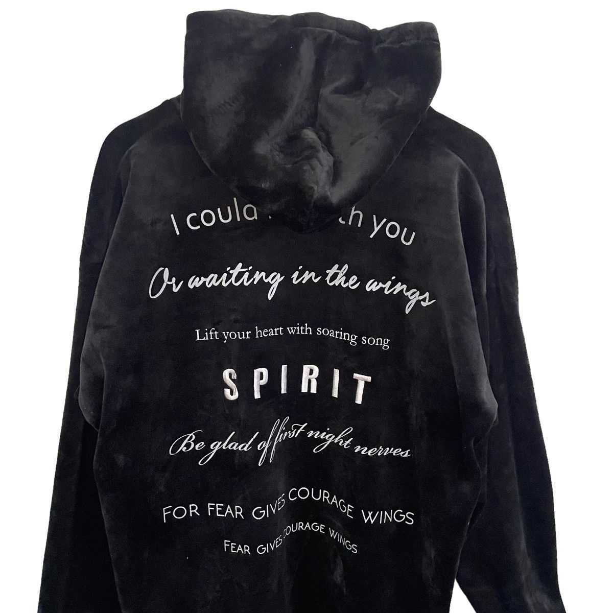 In The Attic × Japanese Brand × Other 💥 In The Attic Velvet Hoodie Great Poem Size US L / EU 52-54 / 3 - 6 Thumbnail