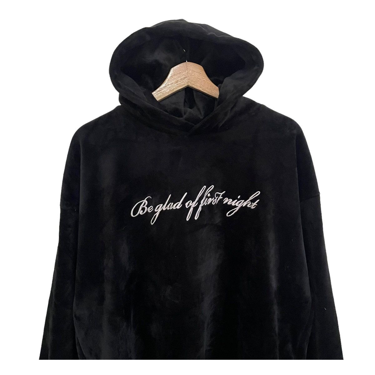In The Attic × Japanese Brand × Other 💥 In The Attic Velvet Hoodie Great Poem Size US L / EU 52-54 / 3 - 3 Thumbnail