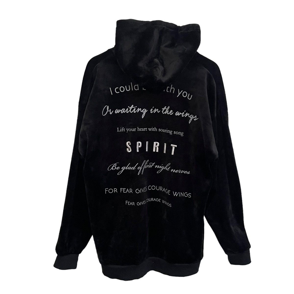 In The Attic × Japanese Brand × Other 💥 In The Attic Velvet Hoodie Great Poem Size US L / EU 52-54 / 3 - 5 Thumbnail