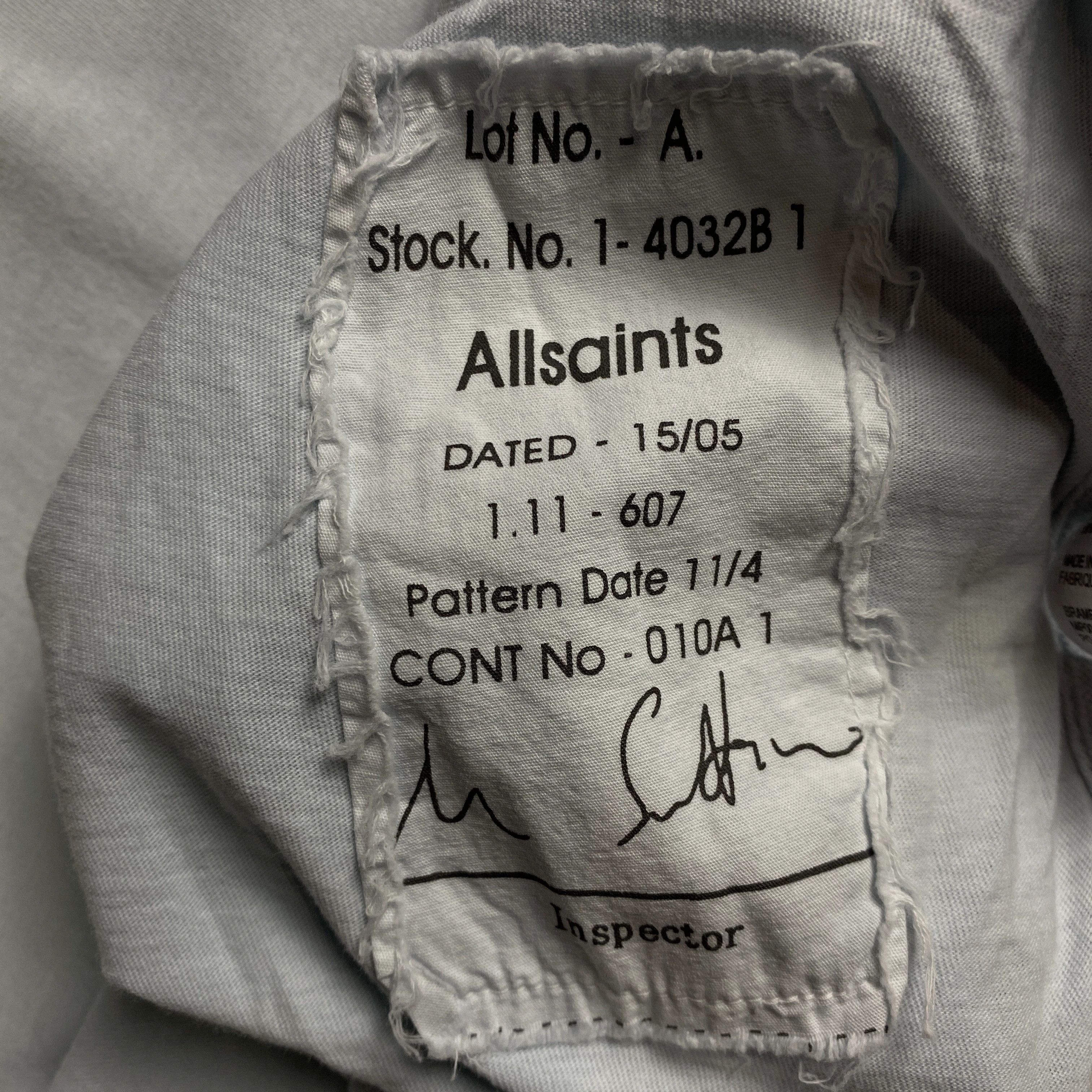 Allsaints Mens Polo T Shirt Allsaints Size L Size US L / EU 52-54 / 3 - 5 Thumbnail