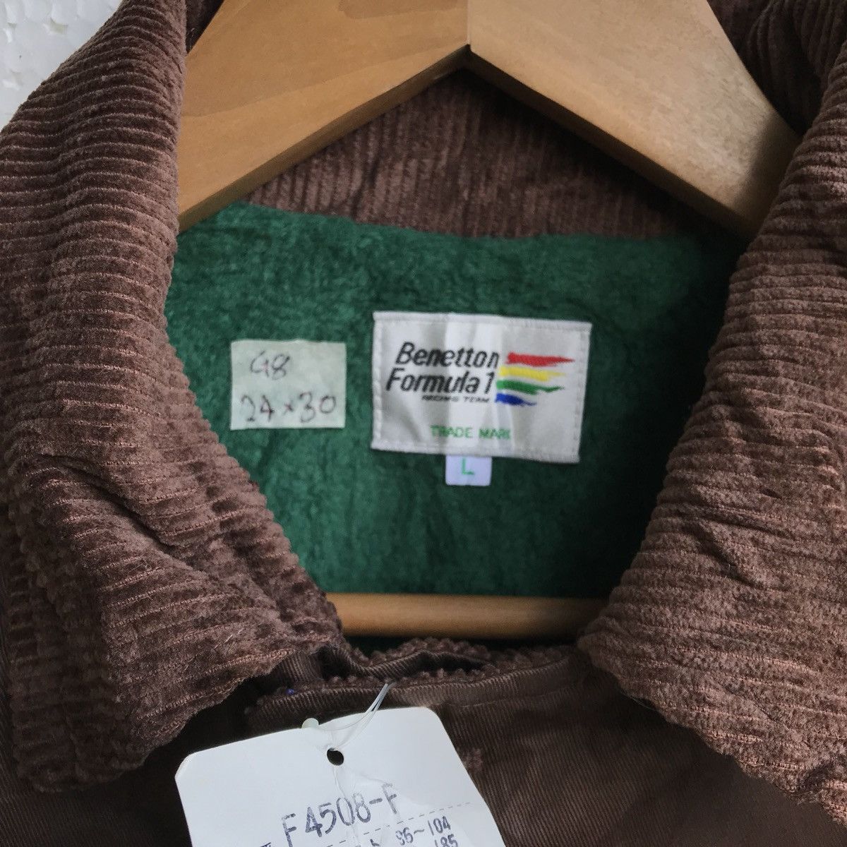 Formula 1 Benetton Formula1 tactical barbour waxed cotton jacket Size US L / EU 52-54 / 3 - 11 Thumbnail