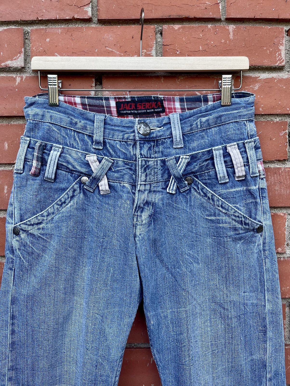 Japanese Brand × Vintage VTG DOUBLE WAIST RARE JACK SERIKA JAPANESE BRAND SIZE 30X31 Size US 30 / EU 46 - 5 Thumbnail