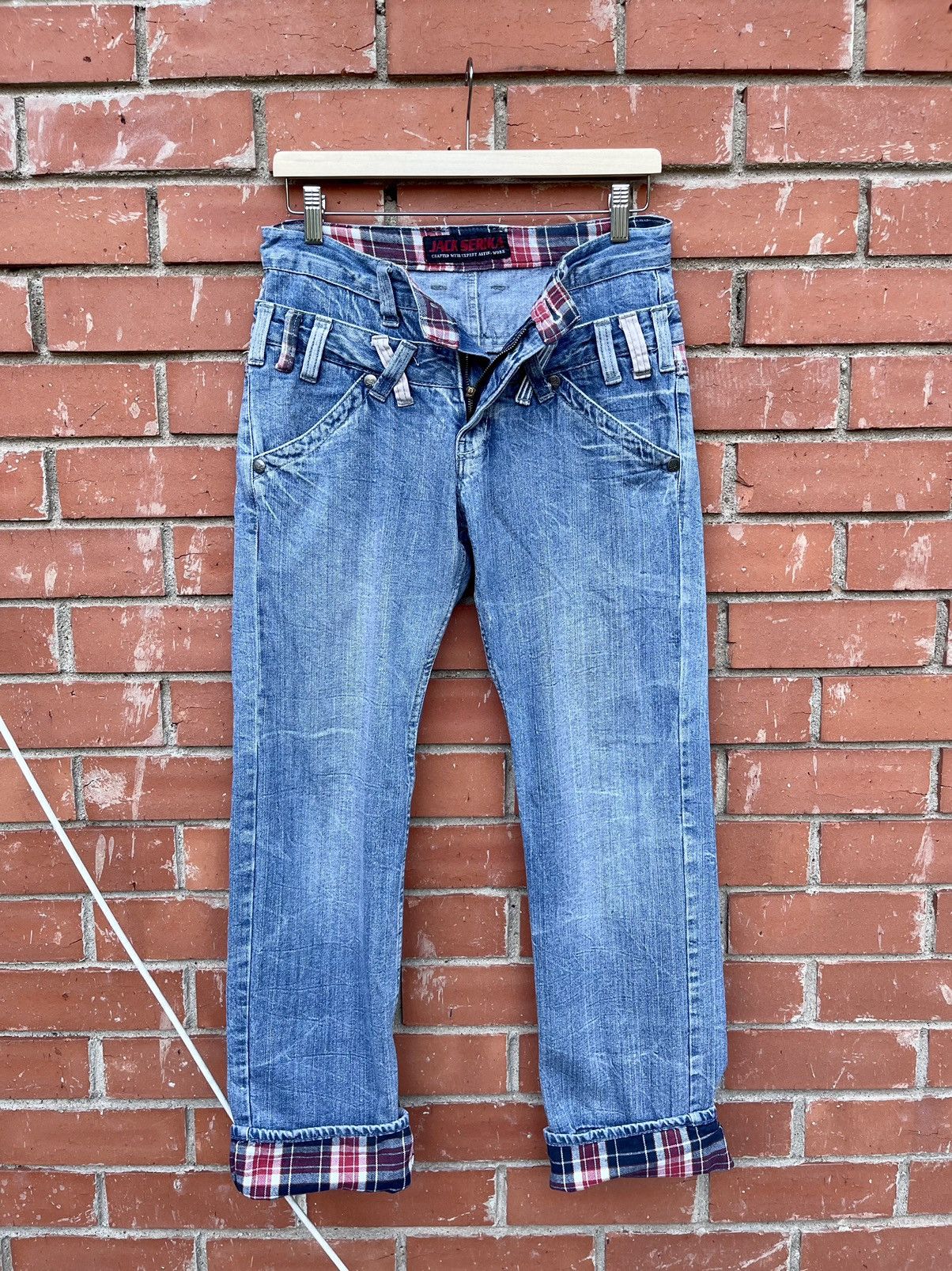 Japanese Brand × Vintage VTG DOUBLE WAIST RARE JACK SERIKA JAPANESE BRAND SIZE 30X31 Size US 30 / EU 46 - 1 Thumbnail