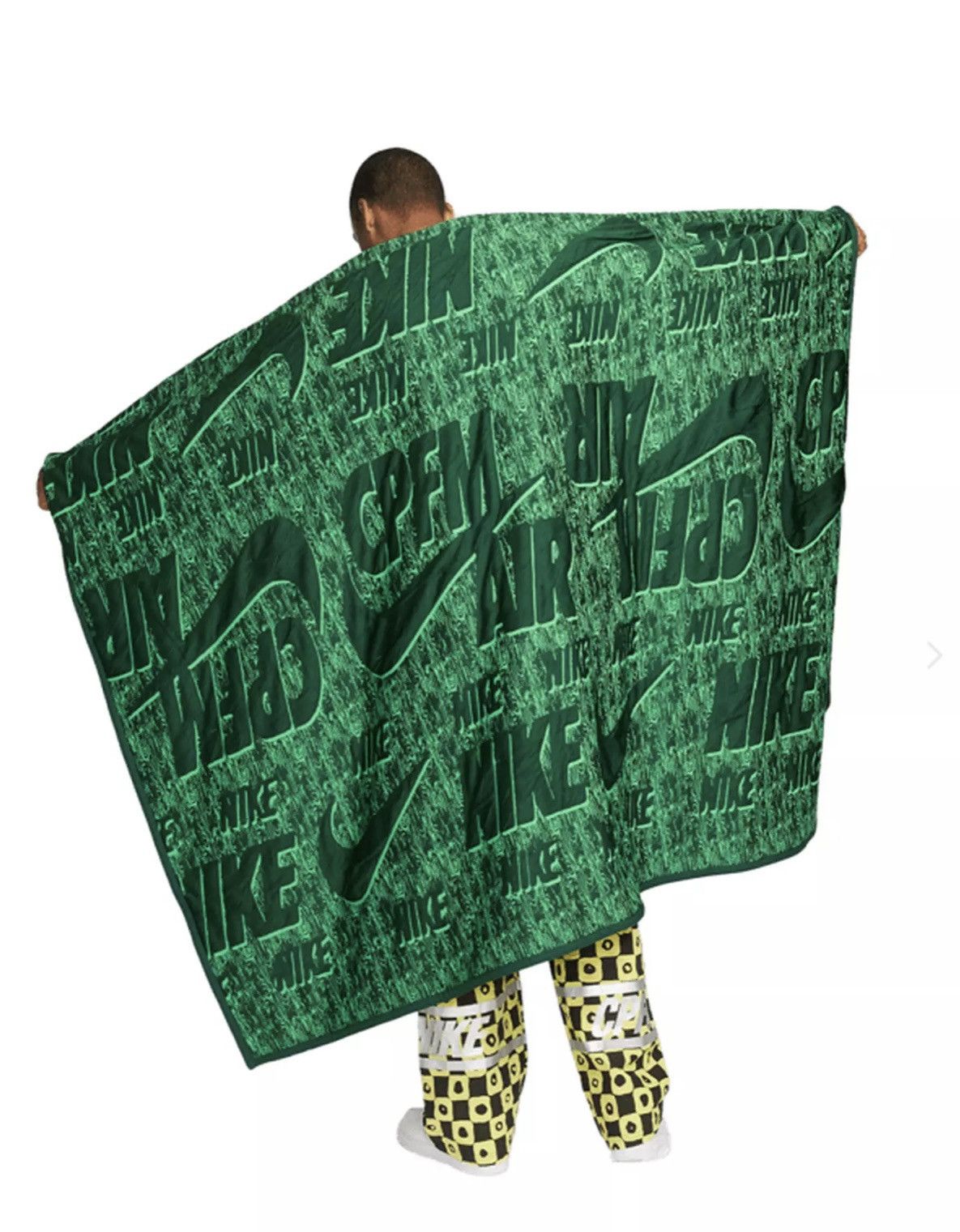 CPFM Nike グラフィック ブランケットFW22 Grass Green Cactus Plant Flea Market × Nike Nike x CPFM graphic blanket