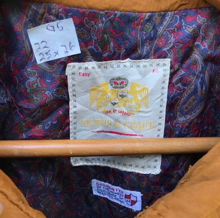 Morris Morris & Craft paisley bomber button up jacket collard Size US M / EU 48-50 / 2 - 9 Thumbnail