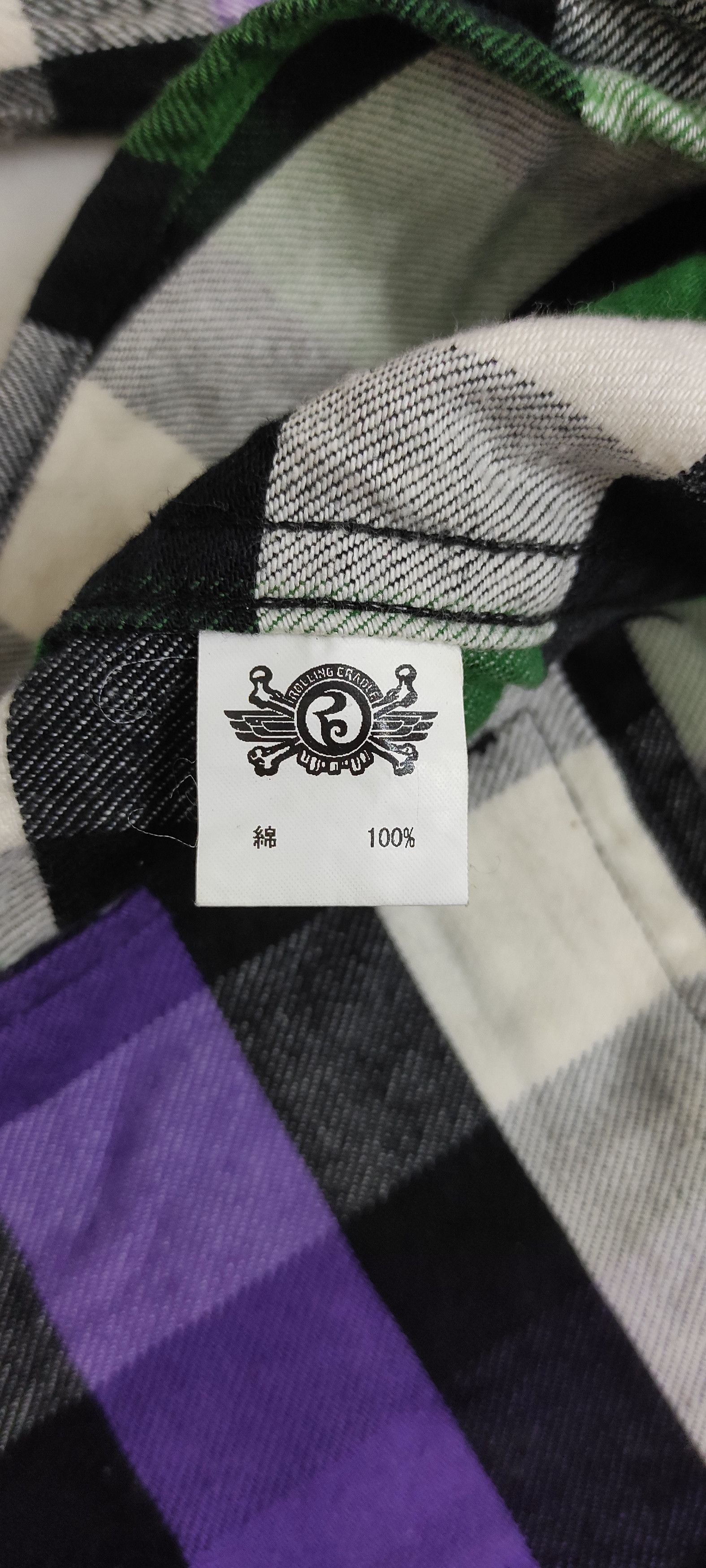 Japanese Brand ROLLING CRADLE CHEERS ROCK Lumberjacks hybrid shirt Size US L / EU 52-54 / 3 - 4 Thumbnail
