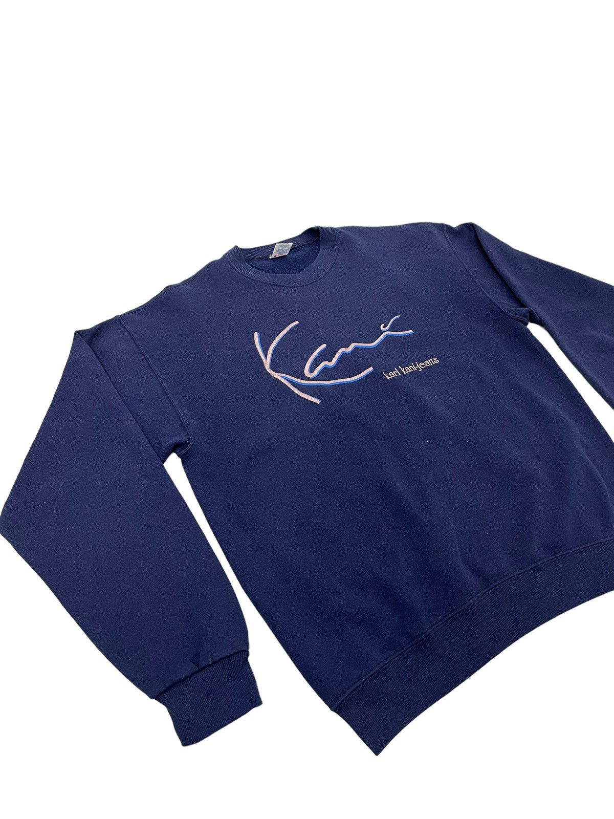 Karl Kani Vtg 90s Karl Kani USA Embroydery Logo Sweatshirt 44🟩 Size US L / EU 52-54 / 3 - 2 Thumbnail