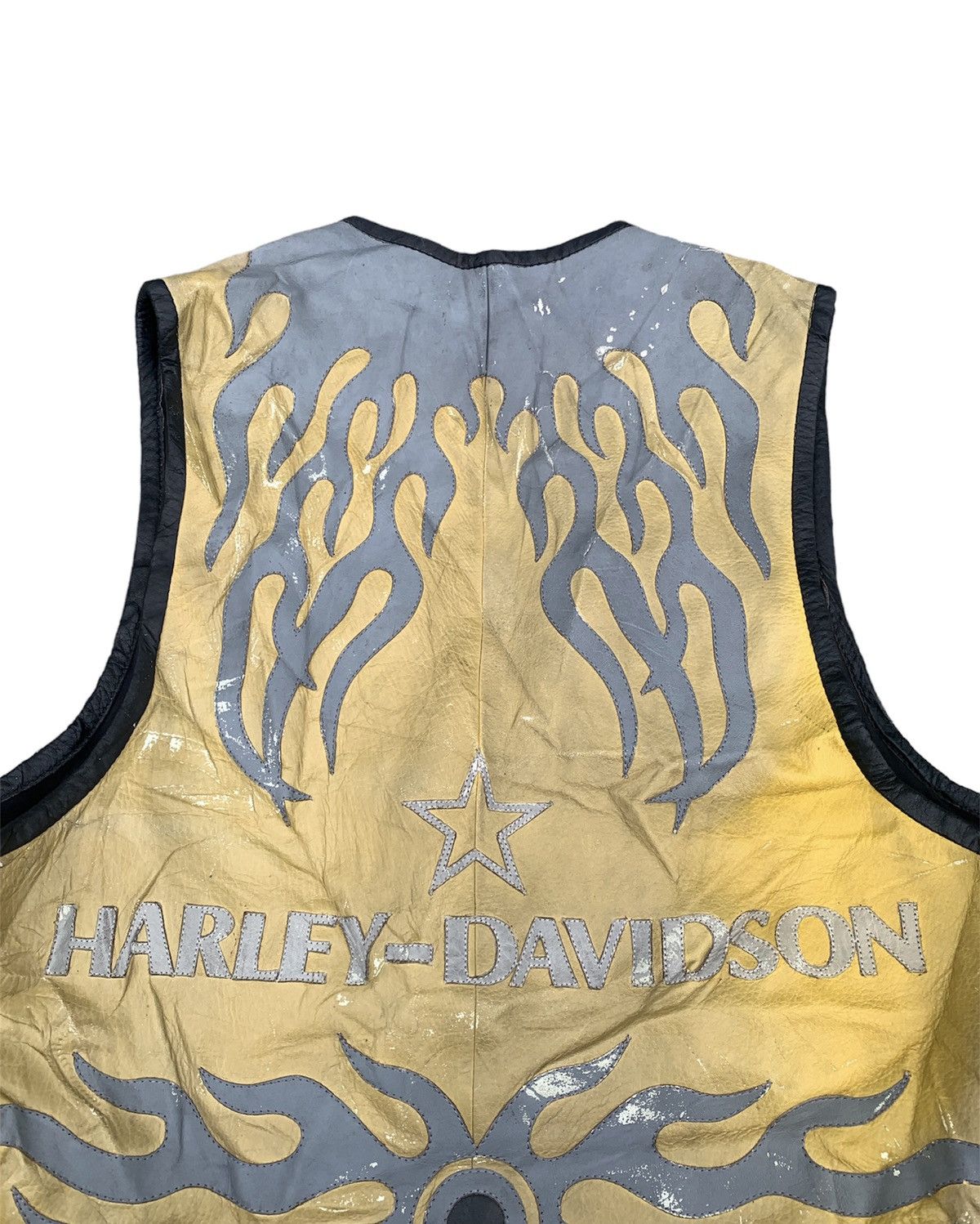 Harley Davidson × Vintage Harley Davidson Custom Leather Vest Size US M / EU 48-50 / 2 - 5 Thumbnail