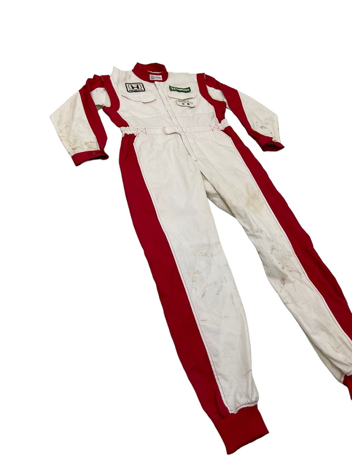 Sports Specialties Vtg 80s/90s Honda Coverall Motorsports Type R 44🟩 Size US 34 / EU 50 - 13 Thumbnail