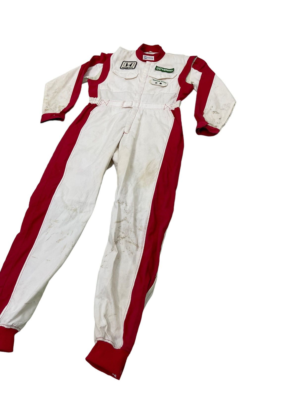 Sports Specialties Vtg 80s/90s Honda Coverall Motorsports Type R 44🟩 Size US 34 / EU 50 - 14 Thumbnail