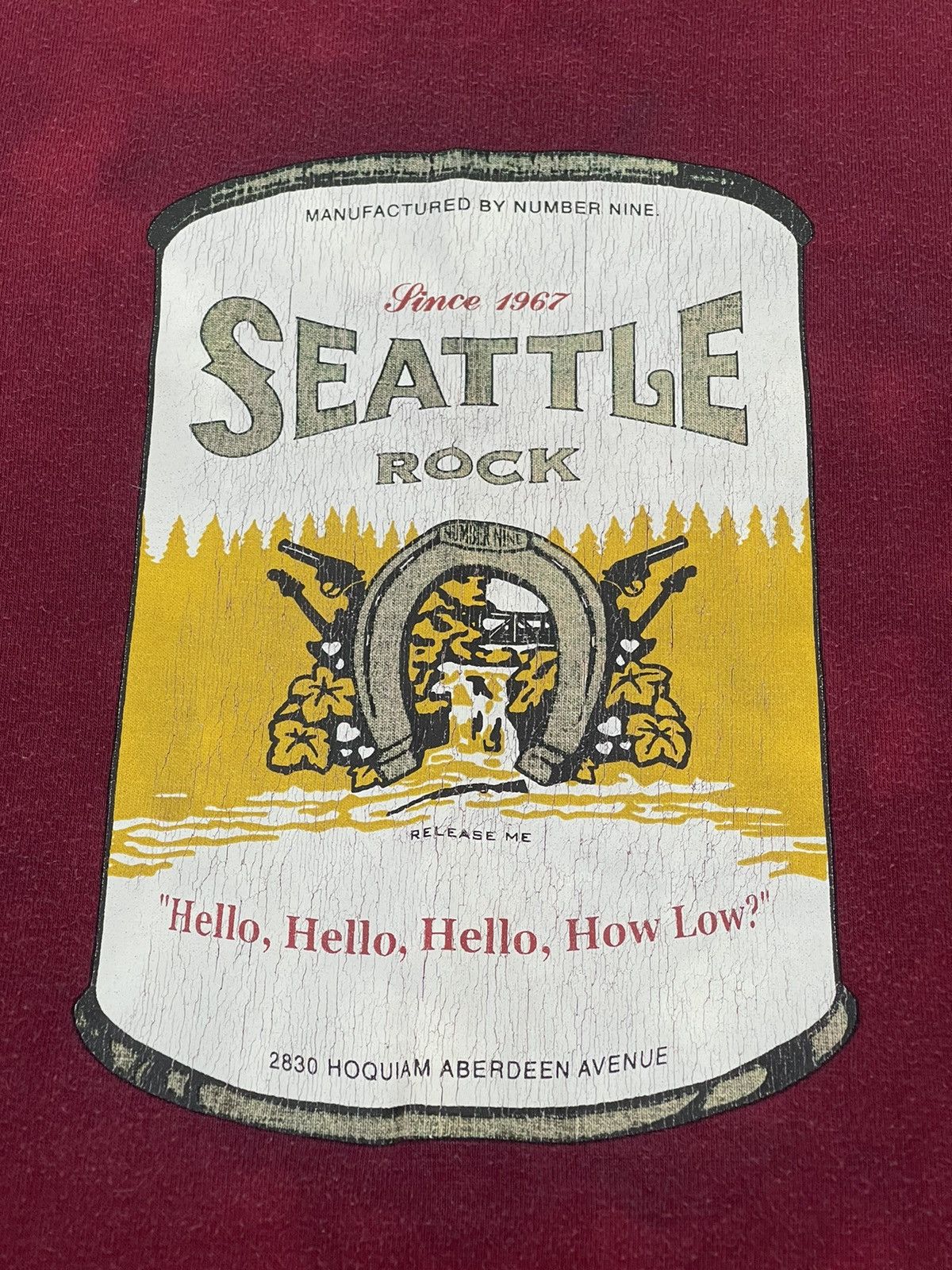 Number (N)ine Number Nine Takahiro Period Seattle Rock Tshirt 4🟩4 Size US M / EU 48-50 / 2 - 12 Thumbnail