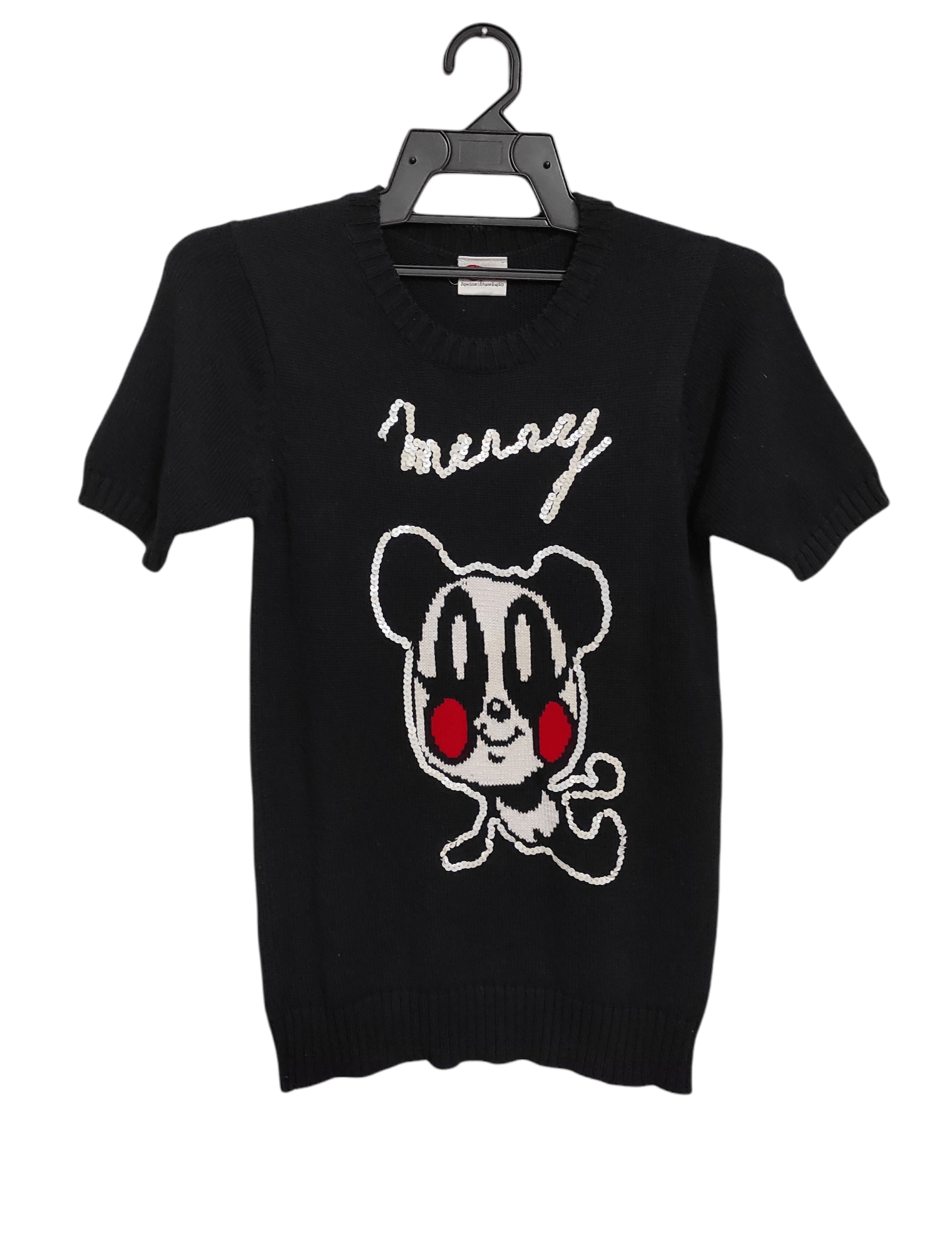 Super Lovers Archive SUPERLOVERS & Frame Panda Graphic Cowichan knit tee Size M / US 6-8 / IT 42-44 - 3 Thumbnail