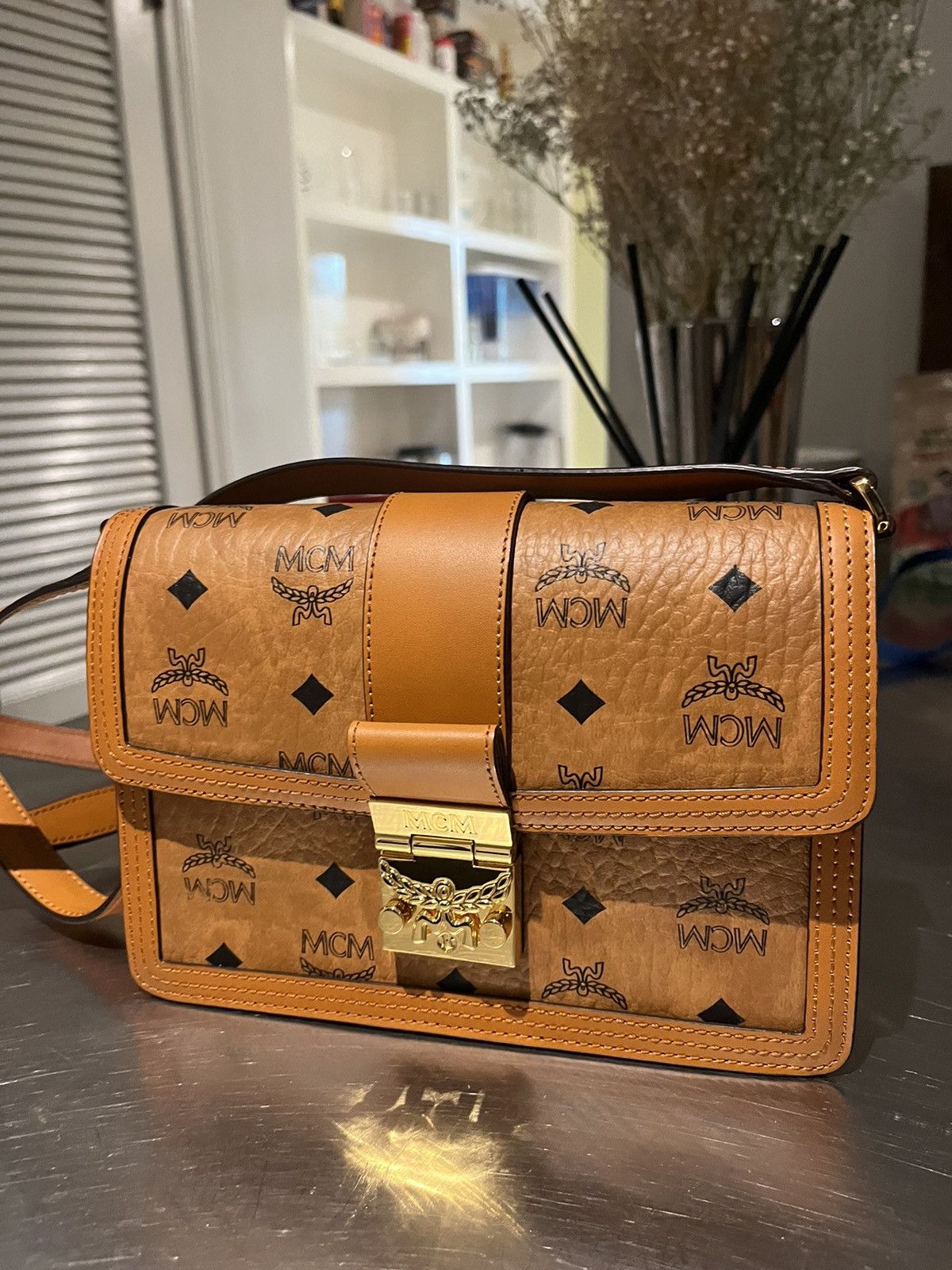 MCM MCM Tracy Shoulder Bag in Visetos Grailed