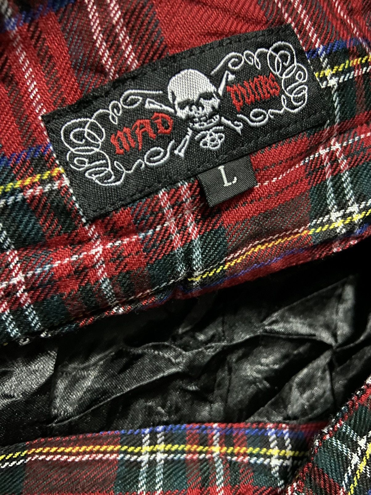 Japanese Brand × Other Mad GIRL Hazard Punk GIRL Deadstock Check Skirts Size 29" - 8 Thumbnail