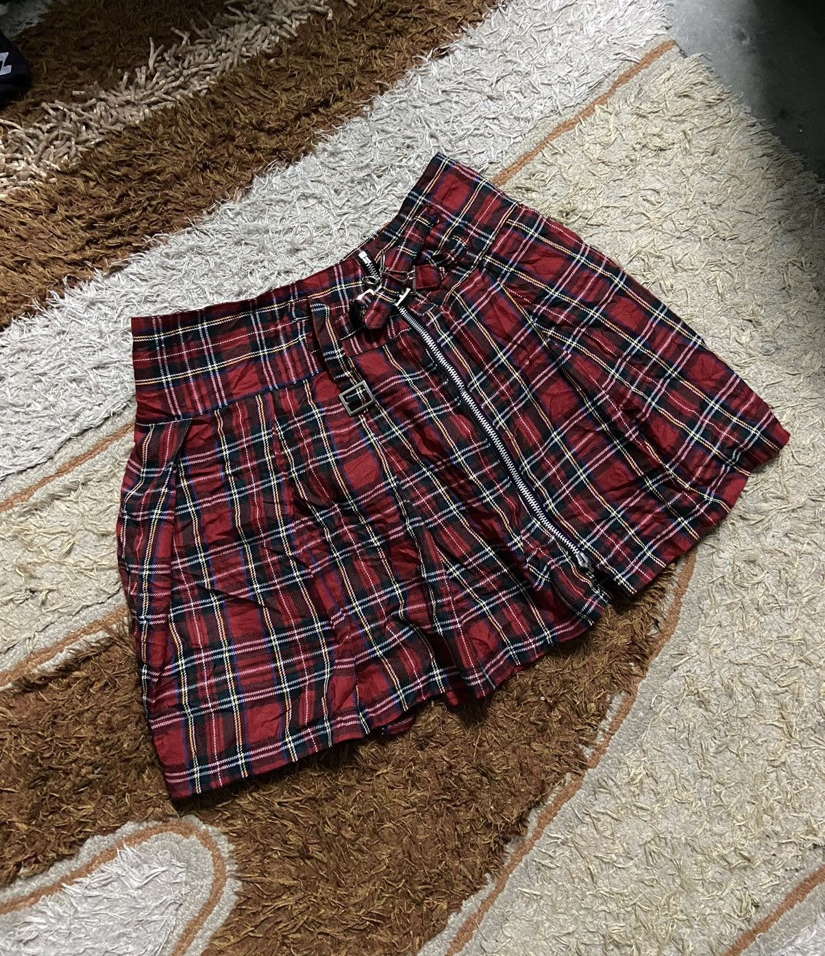 Japanese Brand × Other Mad GIRL Hazard Punk GIRL Deadstock Check Skirts Size 29" - 7 Thumbnail