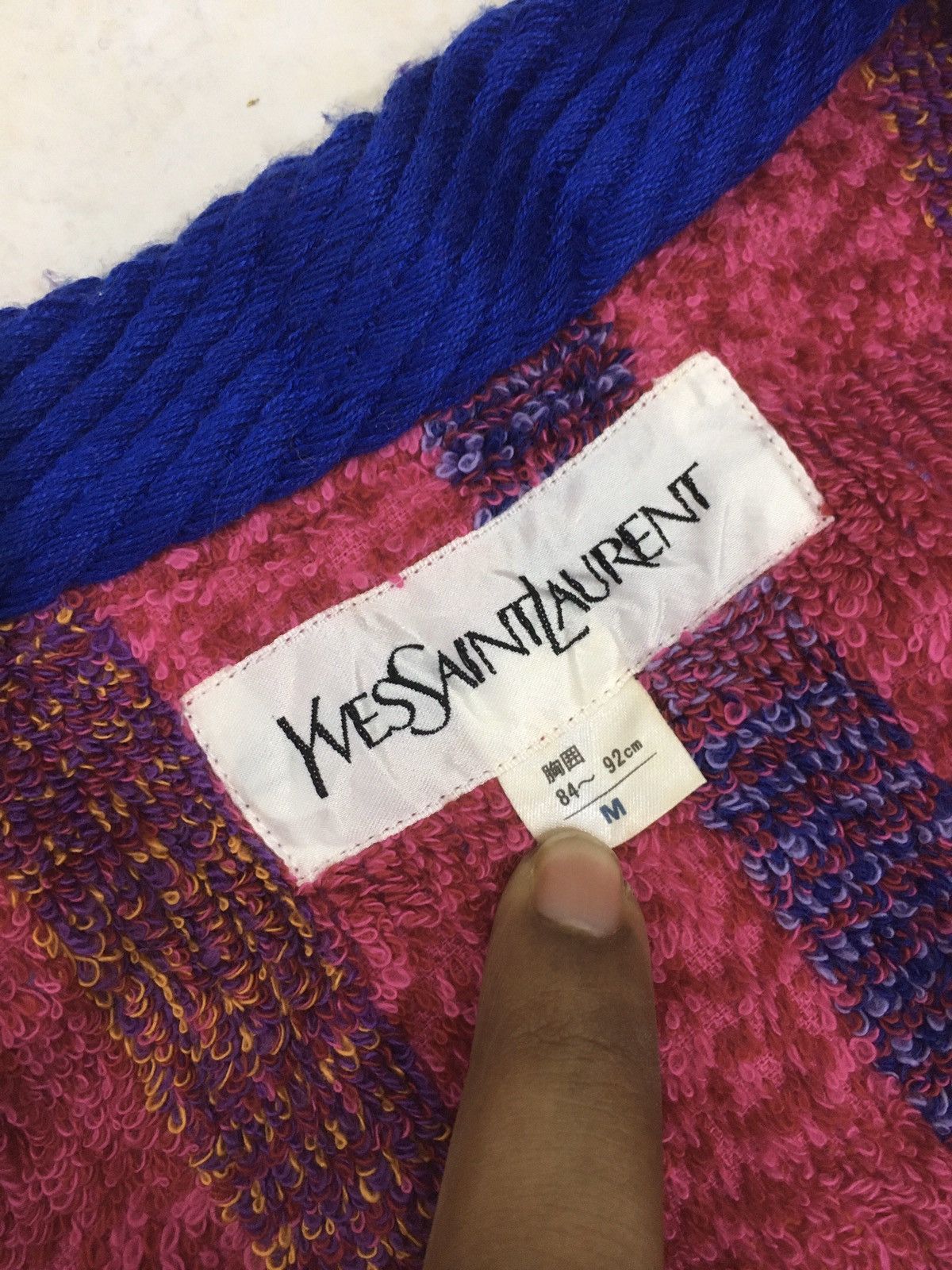 Designer × Vintage × Yves Saint Laurent Vintage Yvest Saint Laurent Bathrobe Jacket Size M / US 6-8 / IT 42-44 - 7 Thumbnail