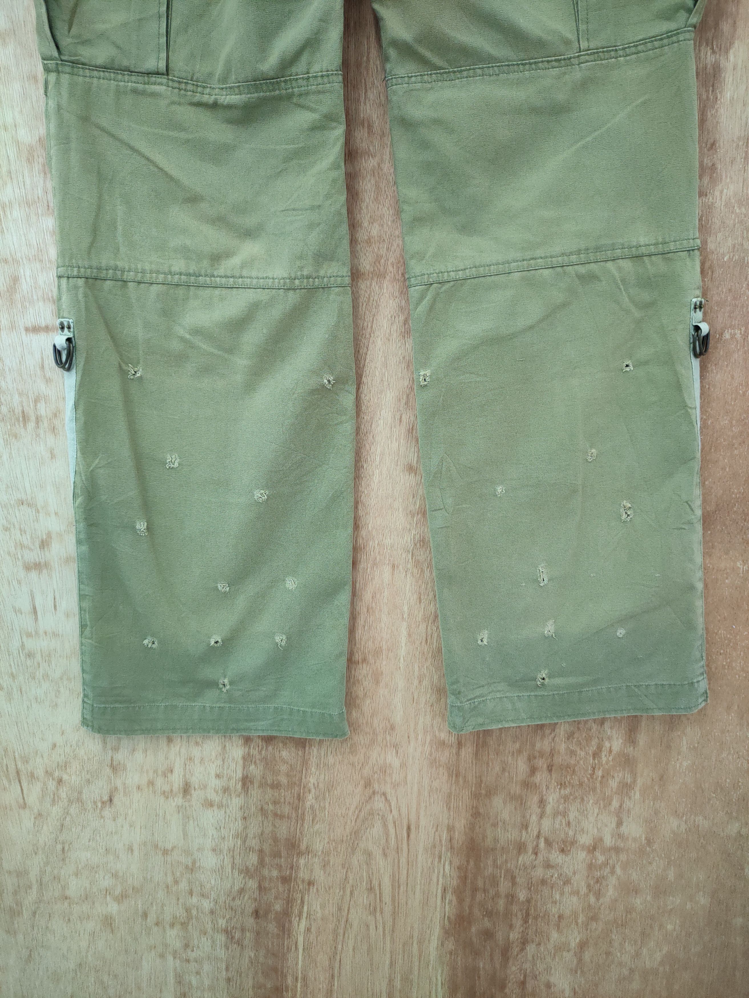 Japanese Brand japan green multipocket tactical cargo pants #46-221DL Size US 28 / EU 44 - 9 Thumbnail