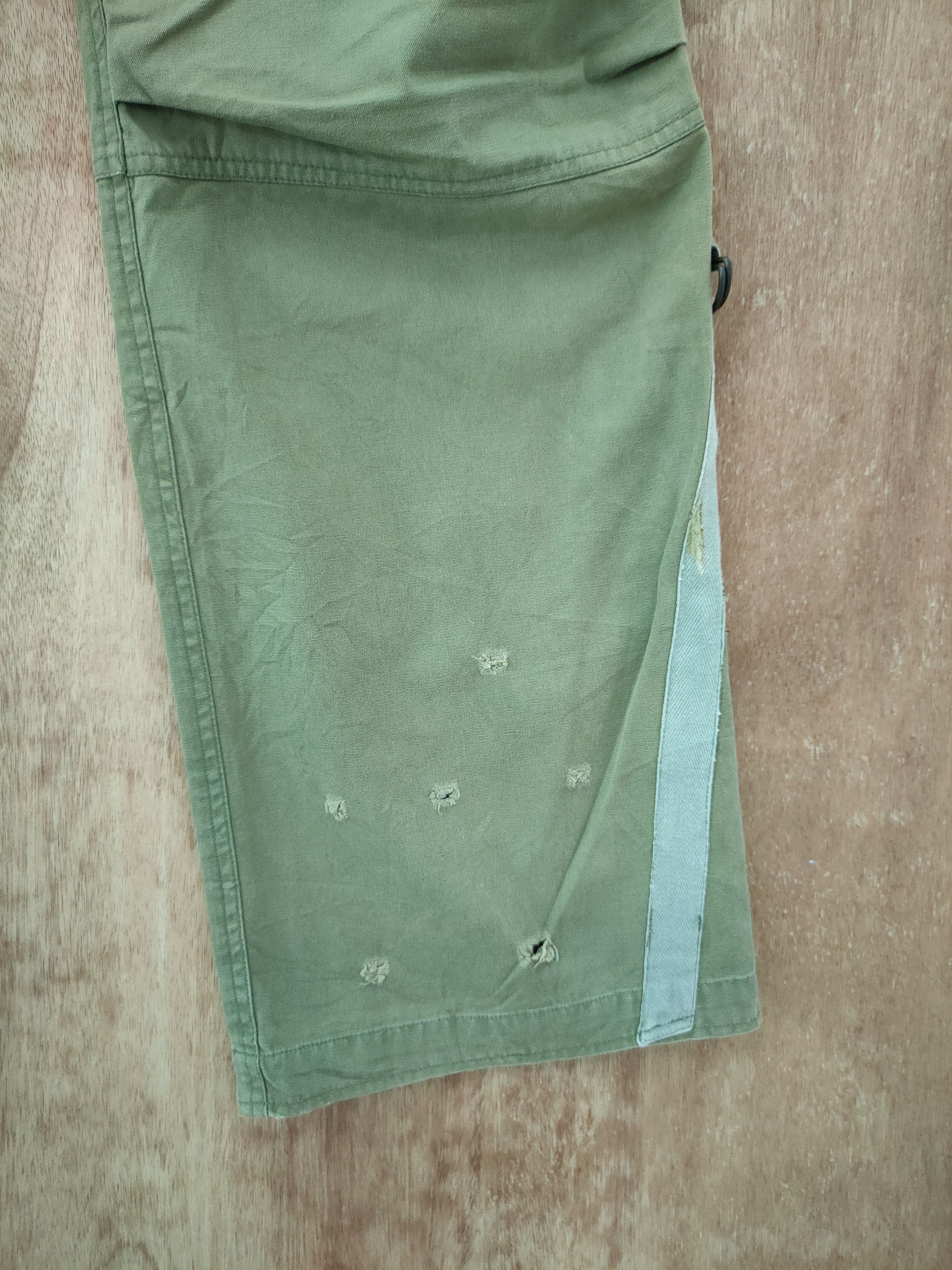 Japanese Brand japan green multipocket tactical cargo pants #46-221DL Size US 28 / EU 44 - 2 Thumbnail