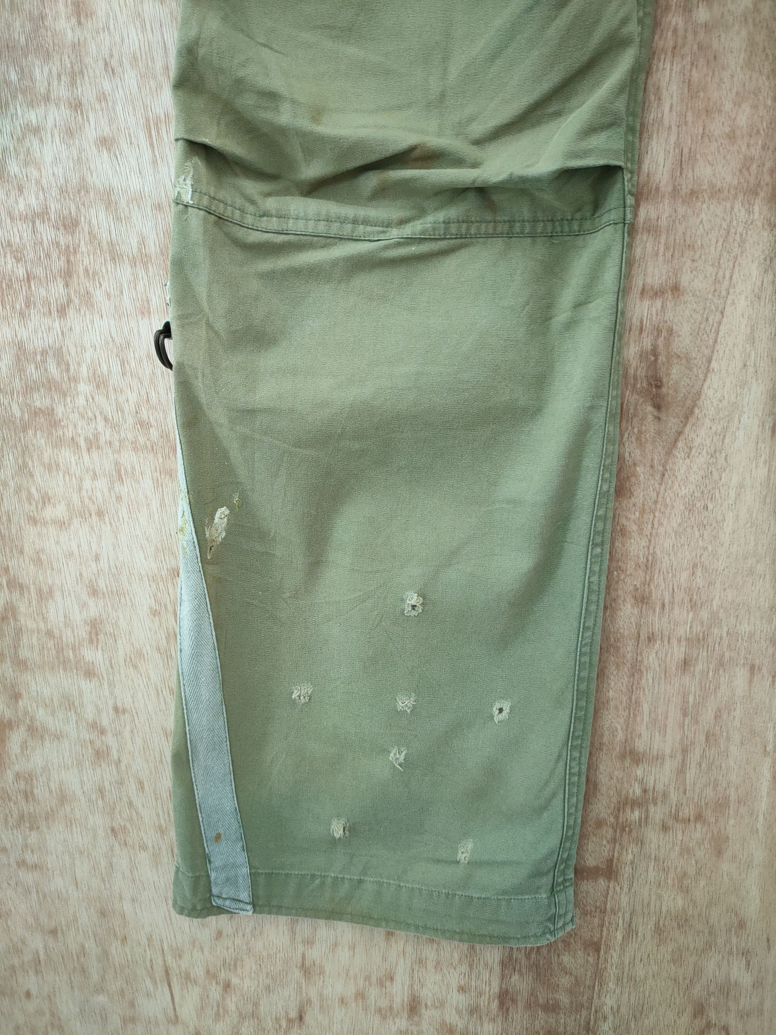 Japanese Brand japan green multipocket tactical cargo pants #46-221DL Size US 28 / EU 44 - 3 Thumbnail