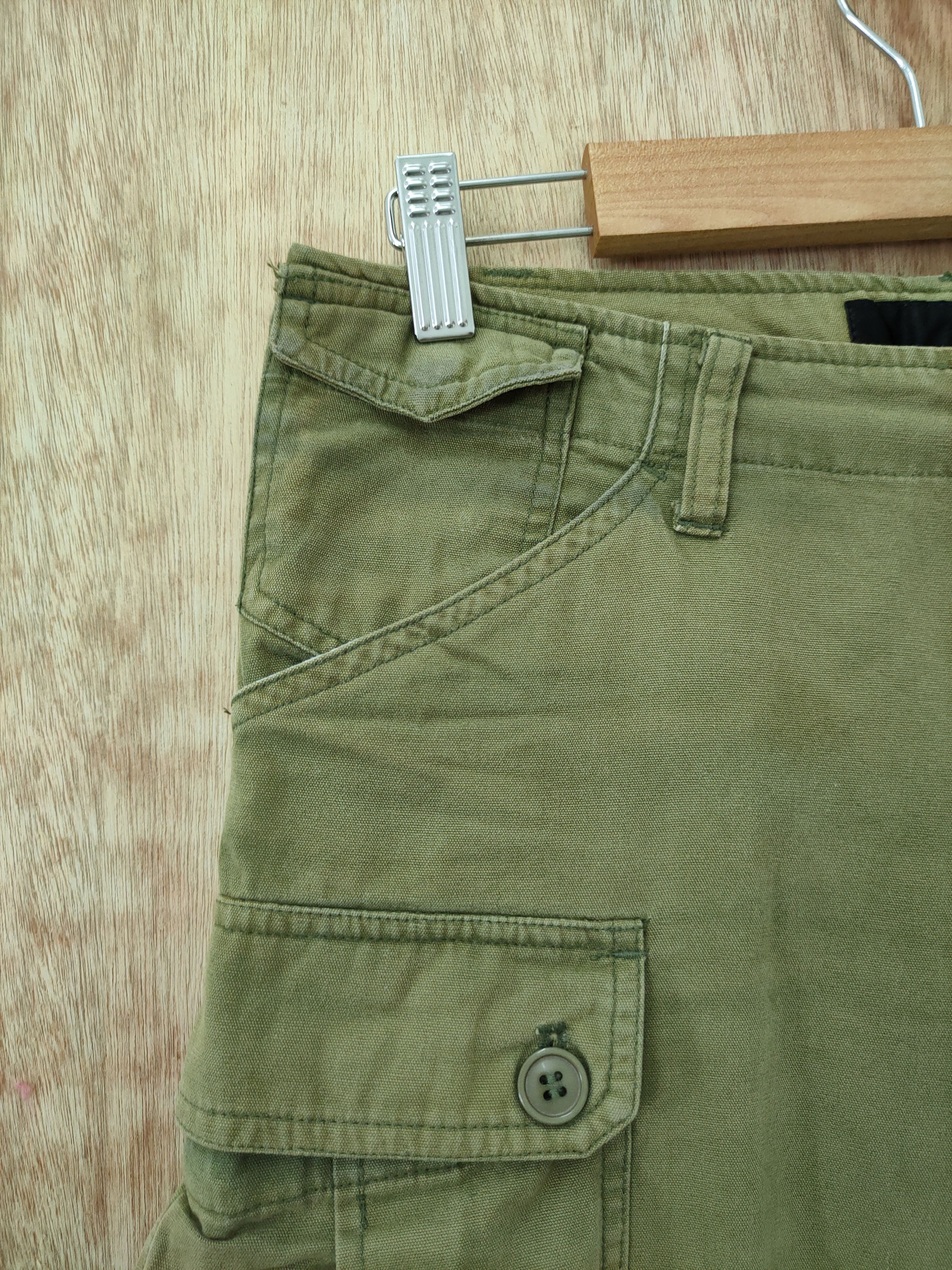 Japanese Brand japan green multipocket tactical cargo pants #46-221DL Size US 28 / EU 44 - 6 Thumbnail