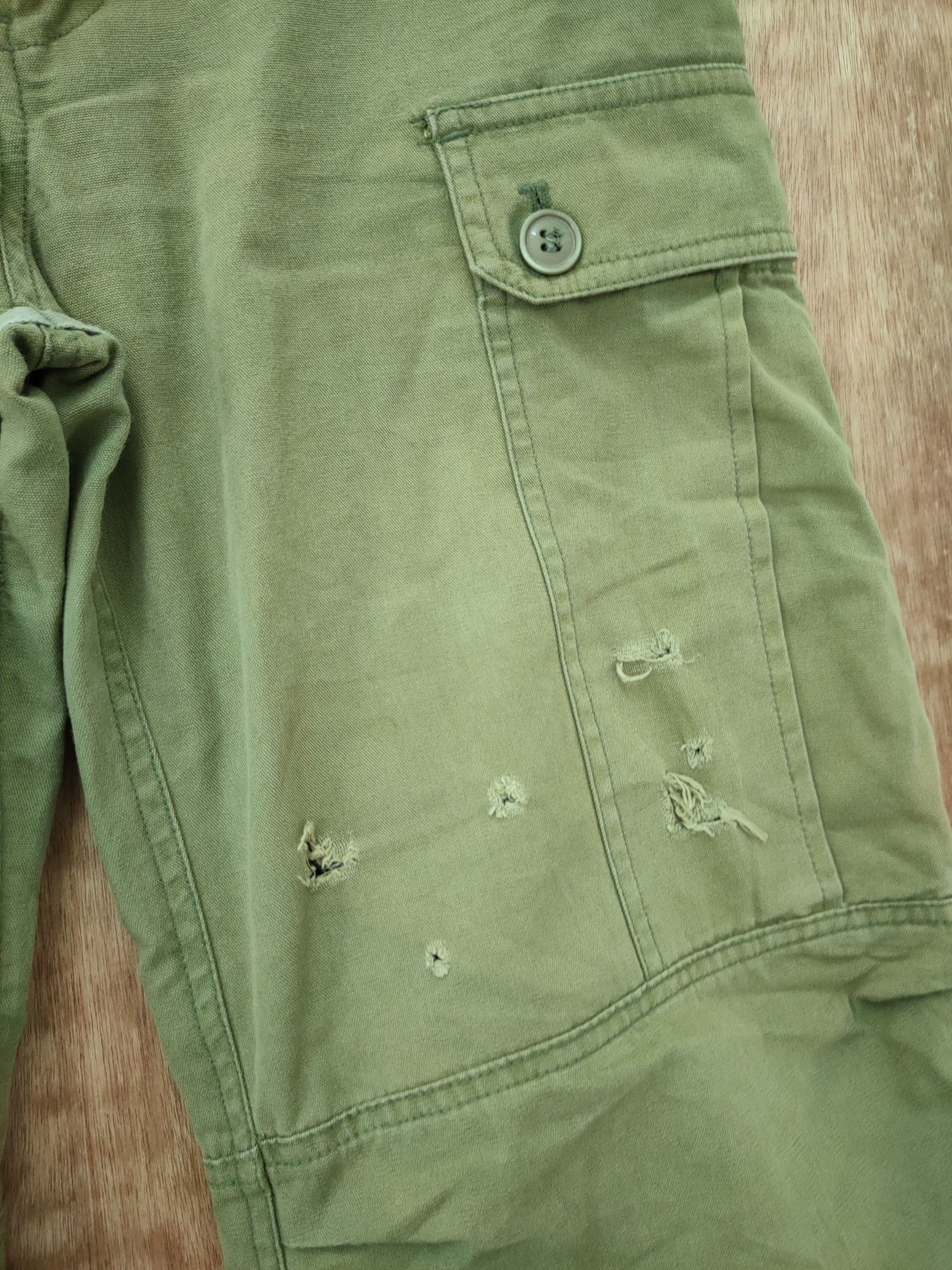 Japanese Brand japan green multipocket tactical cargo pants #46-221DL Size US 28 / EU 44 - 7 Thumbnail