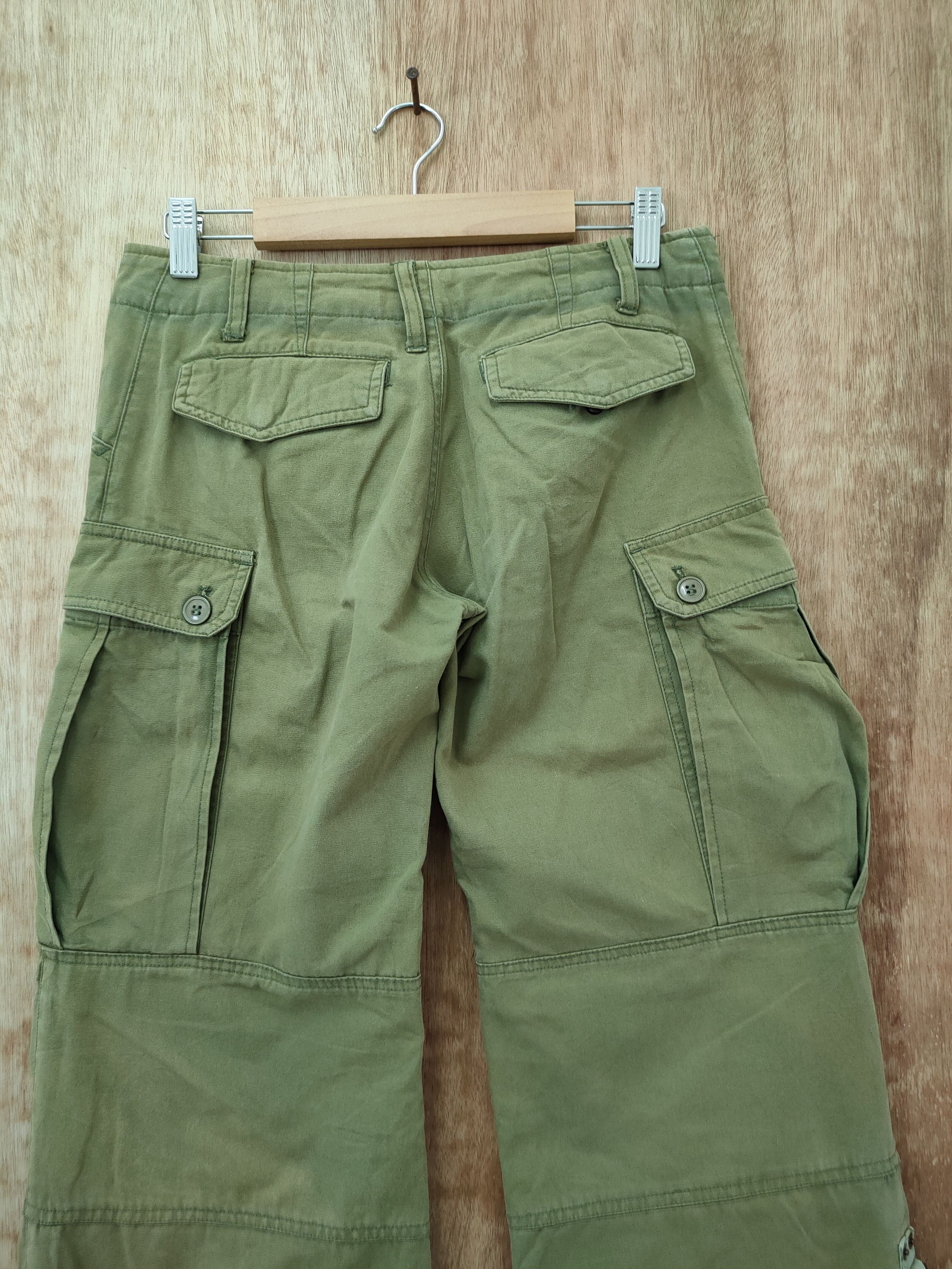 Japanese Brand japan green multipocket tactical cargo pants #46-221DL Size US 28 / EU 44 - 10 Thumbnail