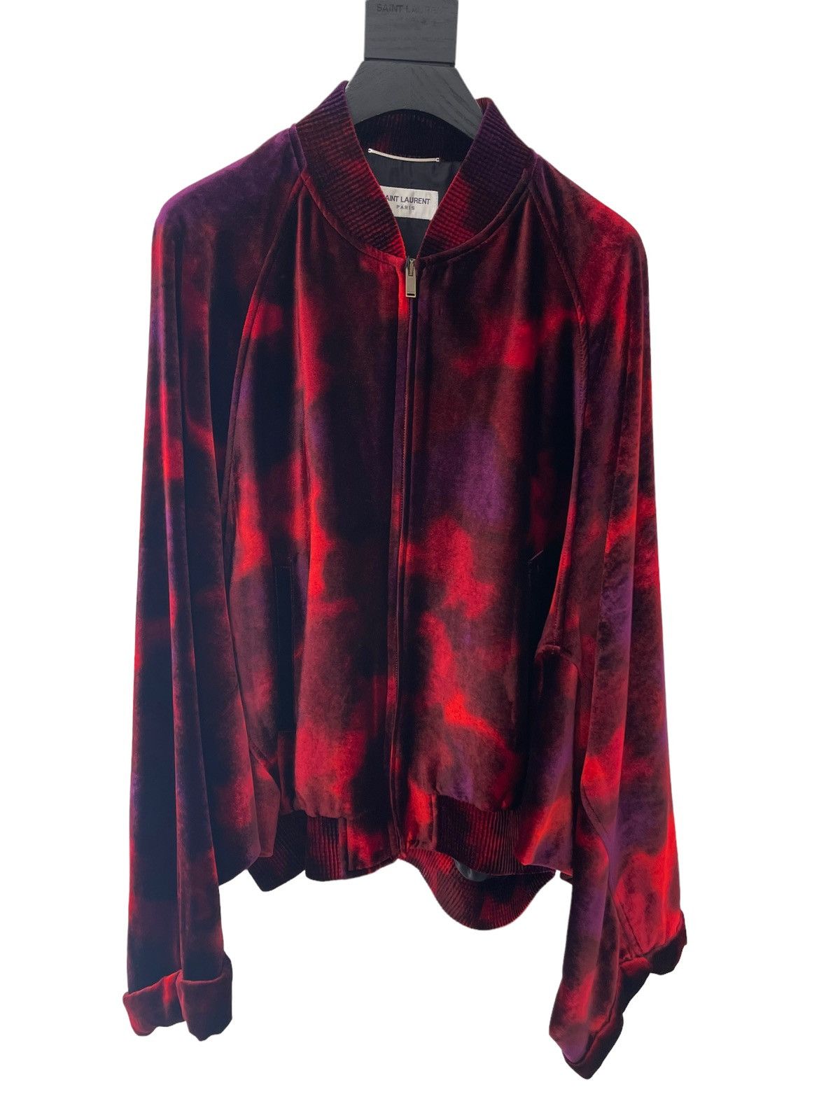 Saint Laurent Velvet Teddy Jacket