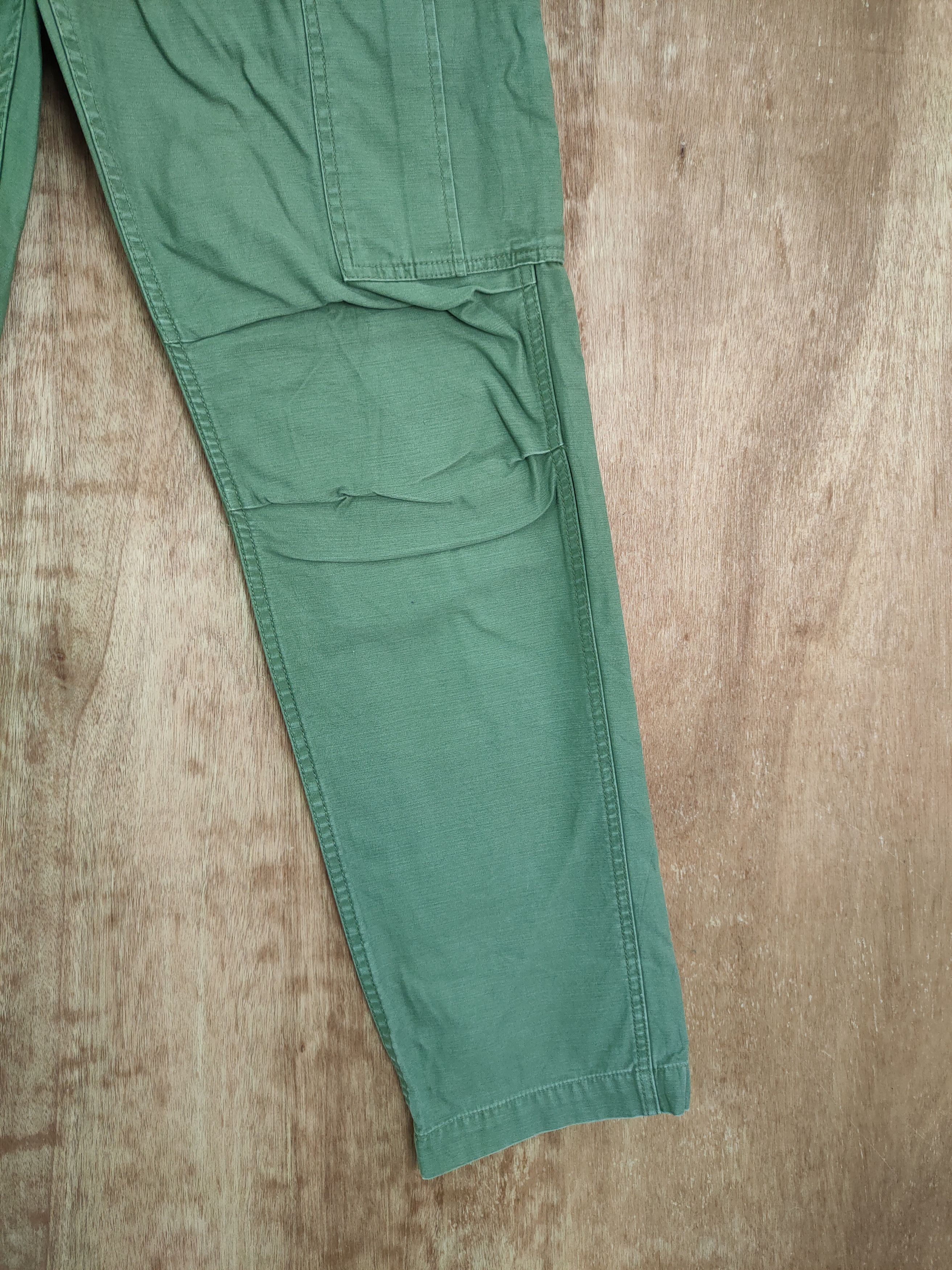 Japanese Brand DL Back Number japan green tactical cargo pants #470 Size US 31 - 3 Thumbnail