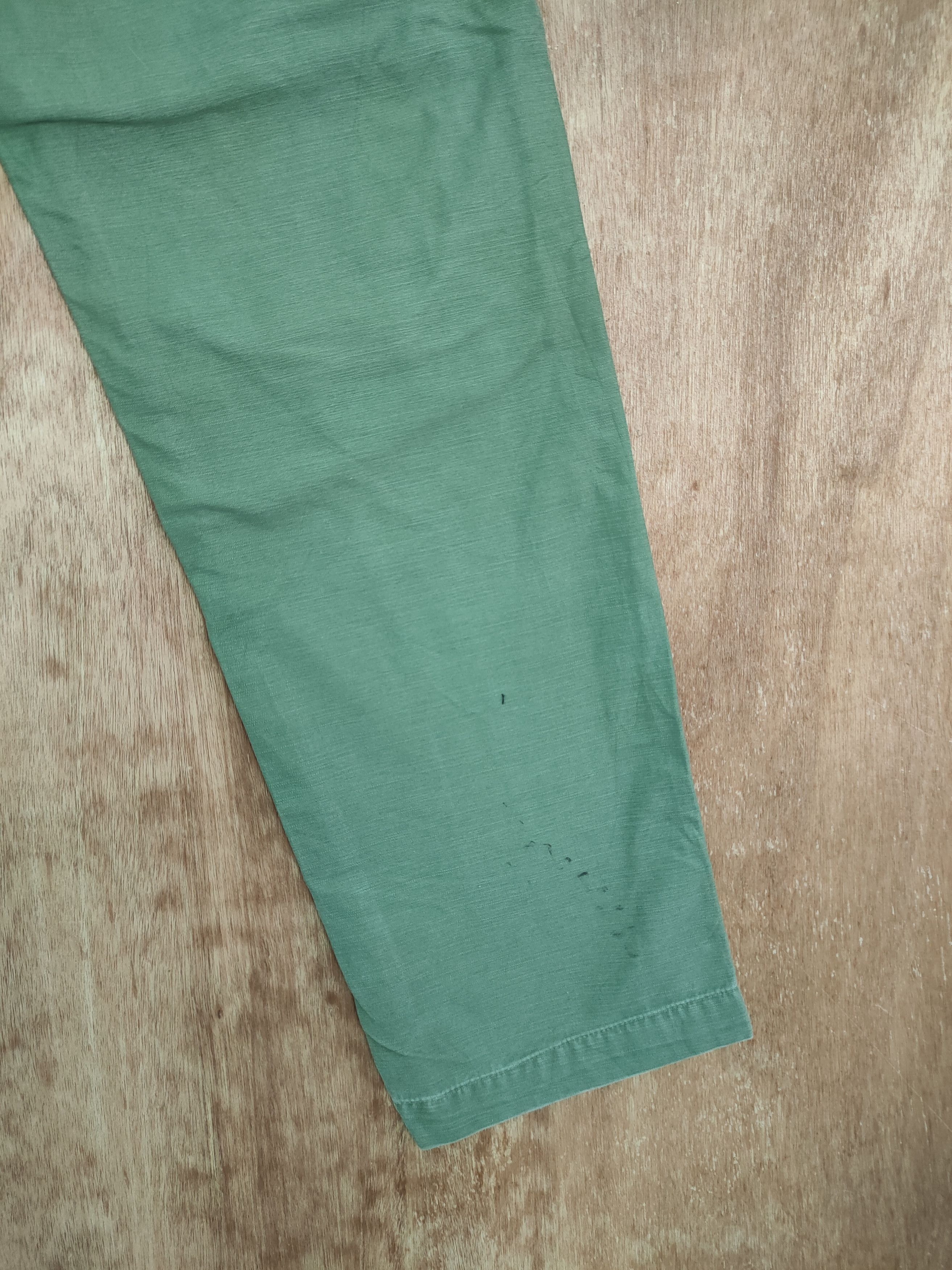 Japanese Brand DL Back Number japan green tactical cargo pants #470 Size US 31 - 8 Thumbnail