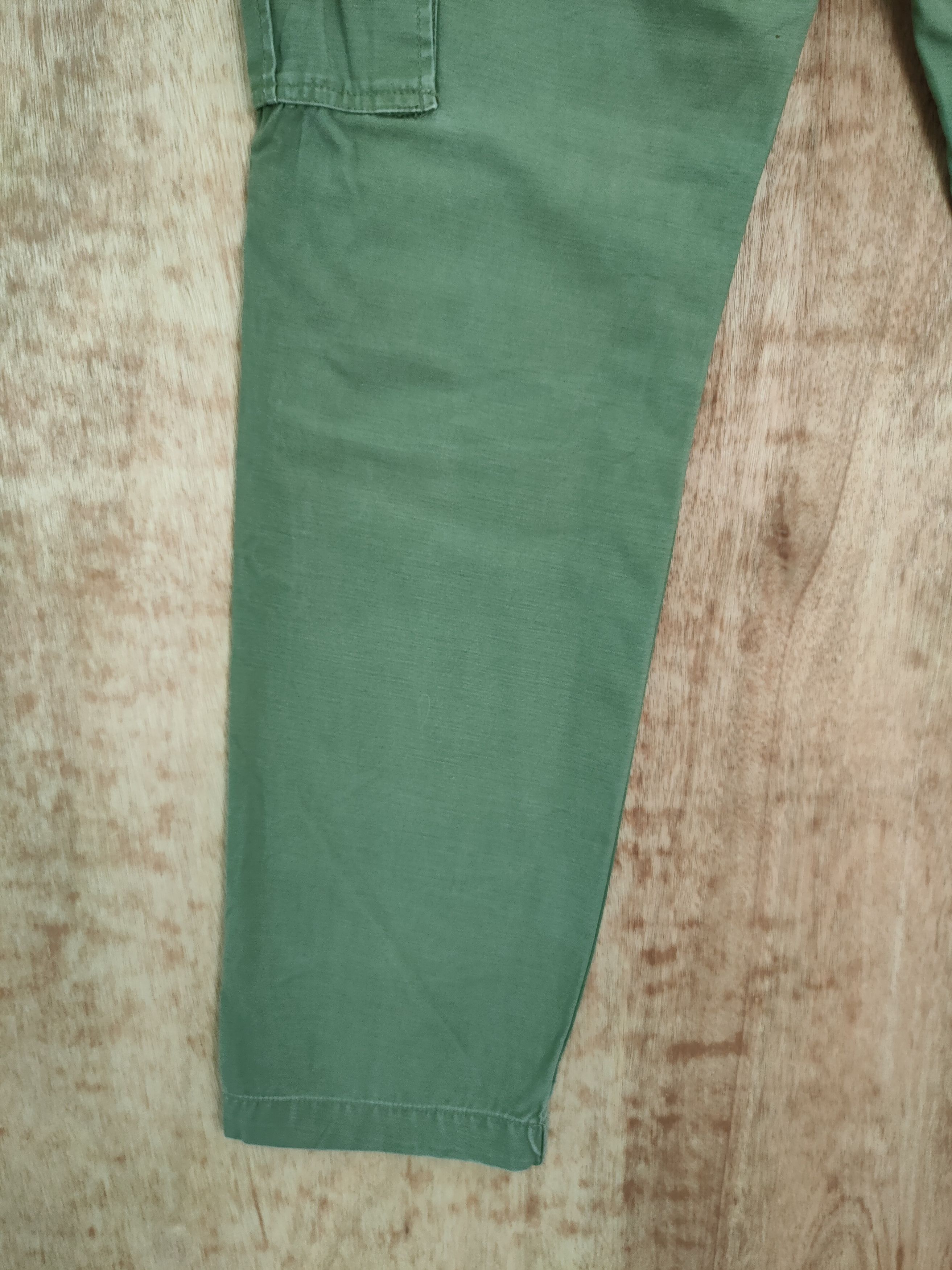 Japanese Brand DL Back Number japan green tactical cargo pants #470 Size US 31 - 7 Thumbnail
