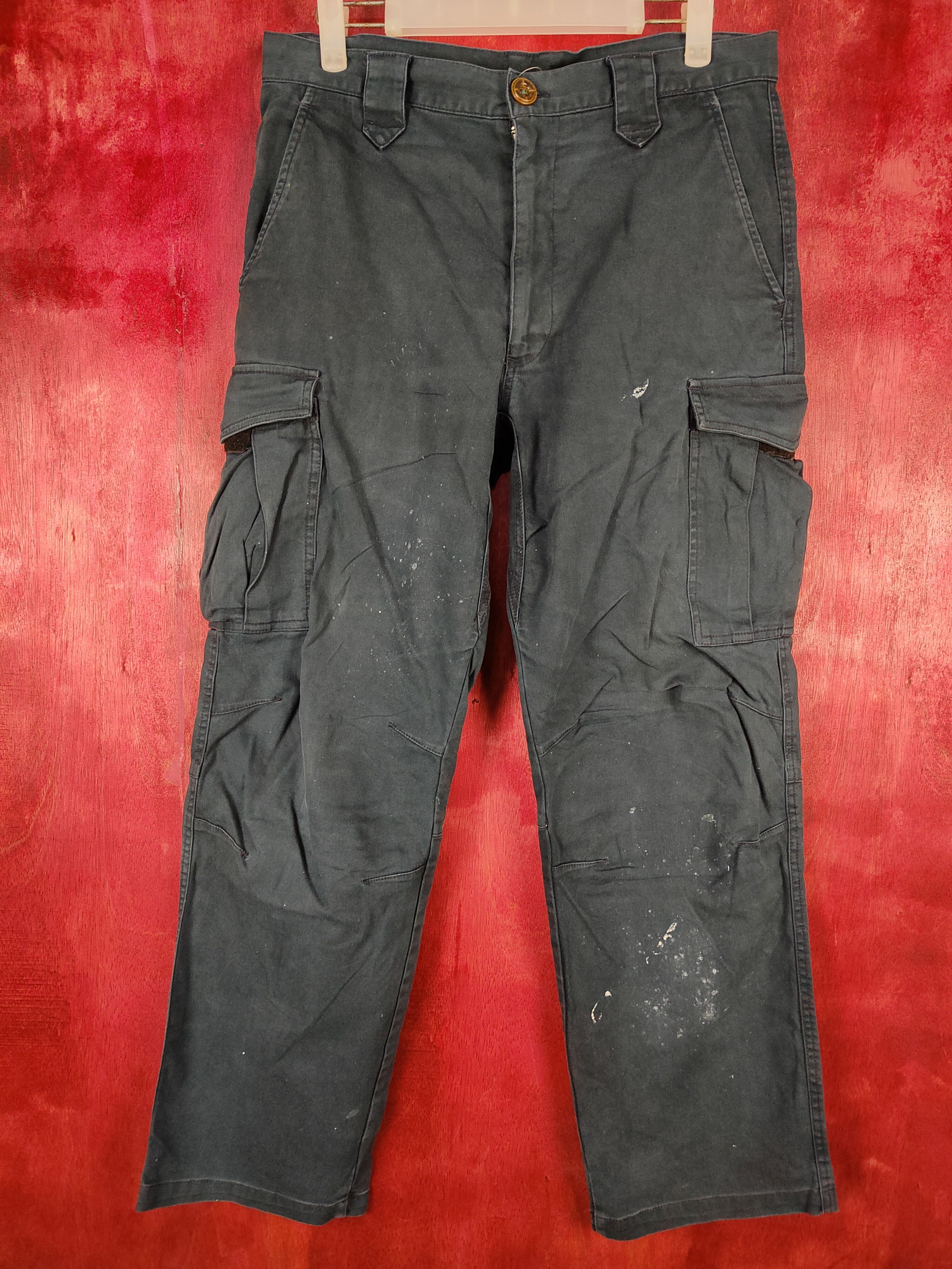 image of Vintage Dark Blue Multipocket Tactical Pant 4691, Men's (Size 32)