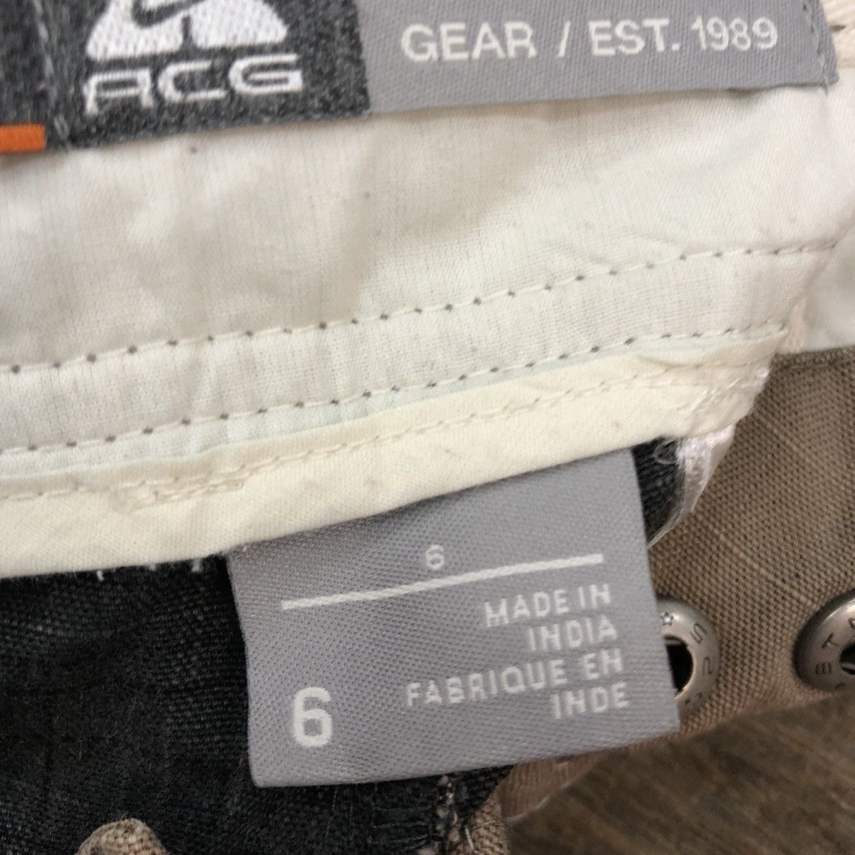 Nike ACG D Nike ACG Brown Multipocket Tactical Cargo Pants #C1131 Size US 27 - 13 Thumbnail