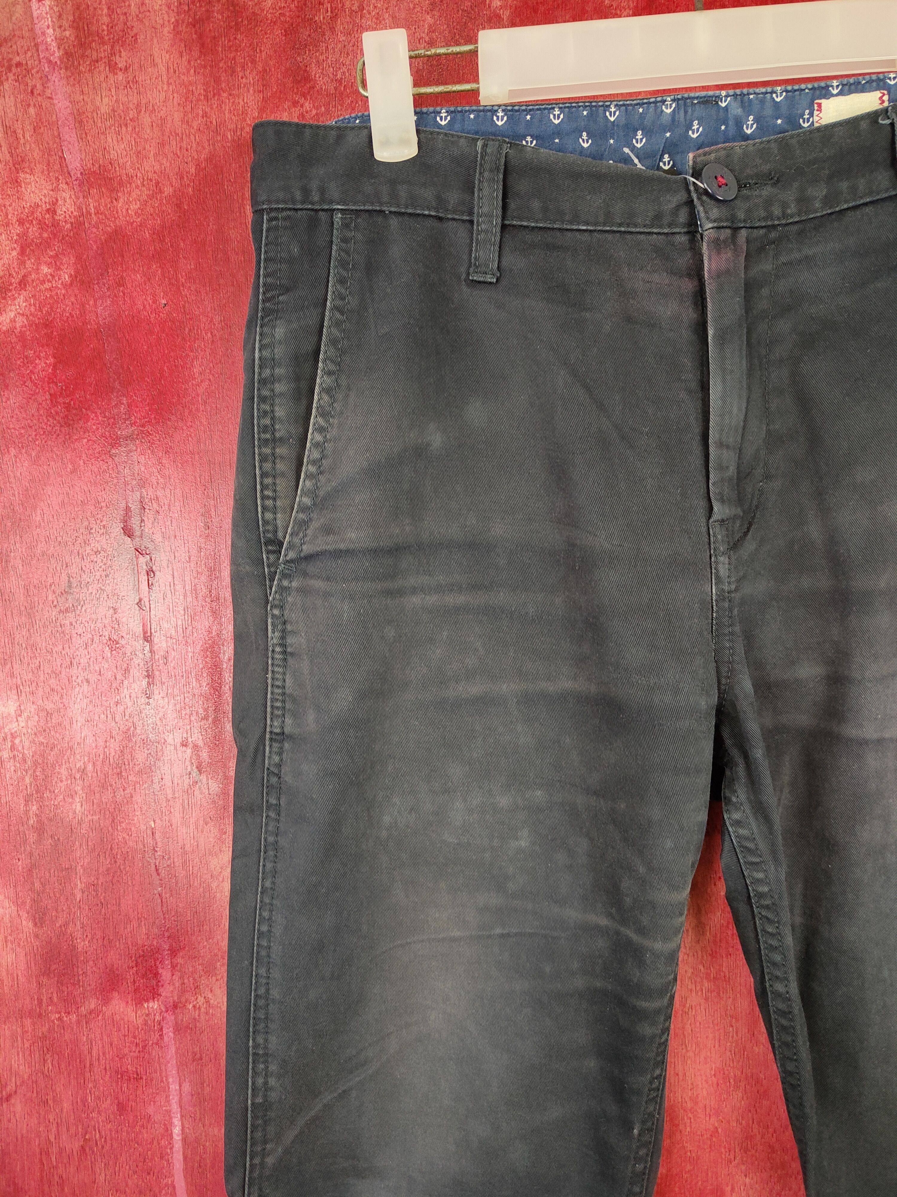 Faded Glory Anchor faded Black casual cargo Pants #4870 Size US 30 / EU 46 - 3 Thumbnail