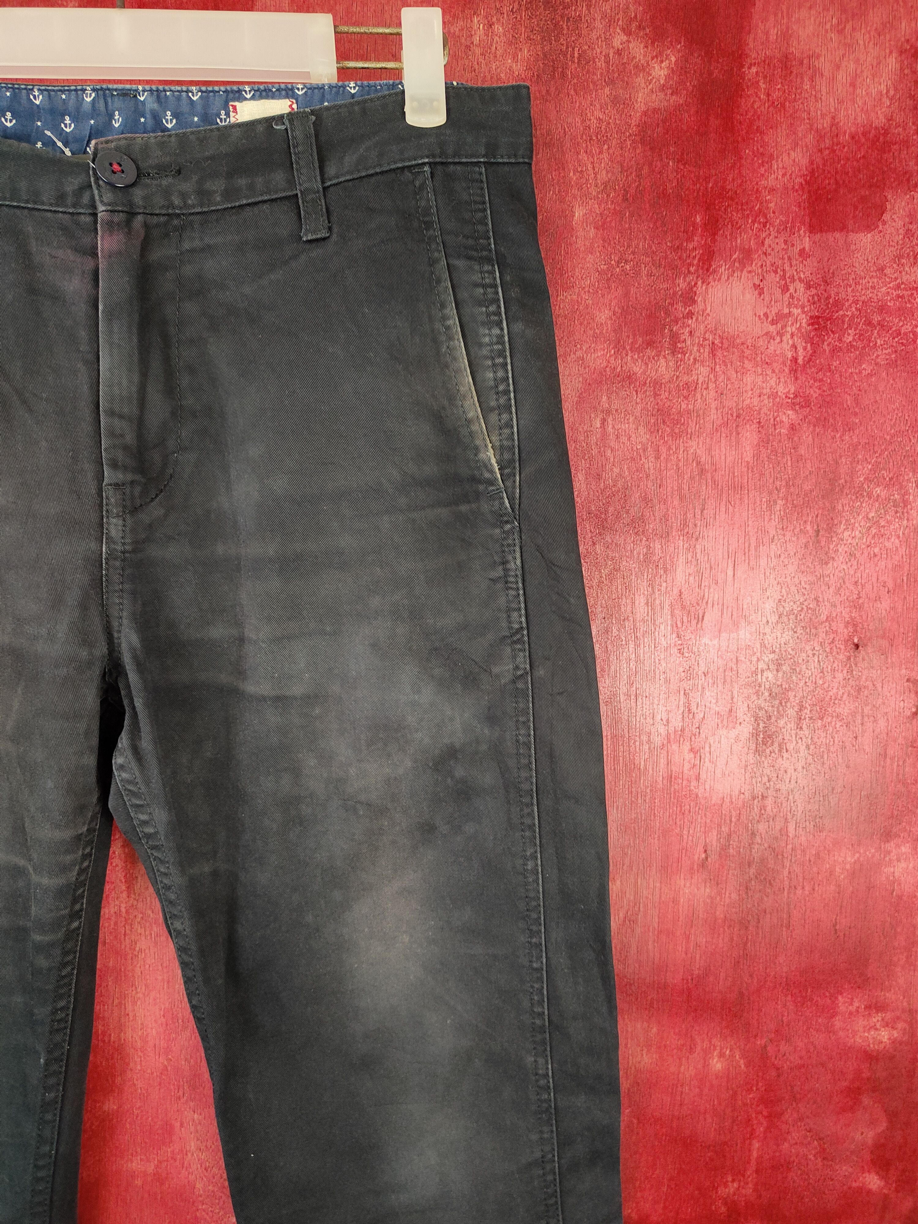 Faded Glory Anchor faded Black casual cargo Pants #4870 Size US 30 / EU 46 - 5 Thumbnail