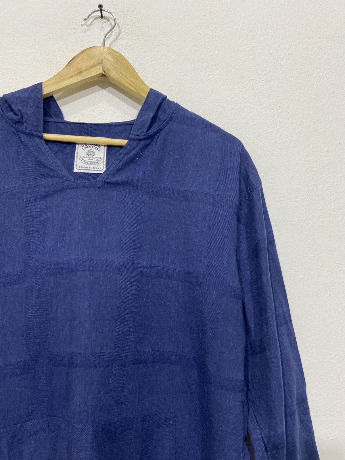 Beams Plus × Japanese Brand B:Ming Beams Japanese Belgian Linen Blend Workwear Jacket Size US L / EU 52-54 / 3 - 4 Thumbnail